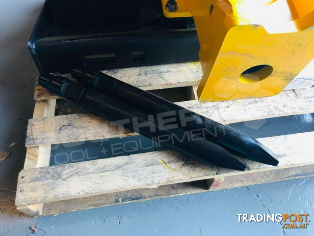 UBT40S Post Driving Hydraulic Hammer Silenced type Suit Skid Steer loader 