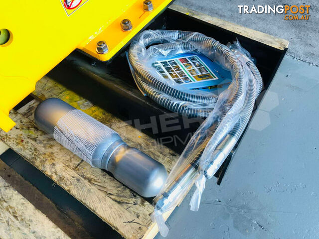 UBT40S Post Driving Hydraulic Hammer Silenced type Suit Skid Steer loader 