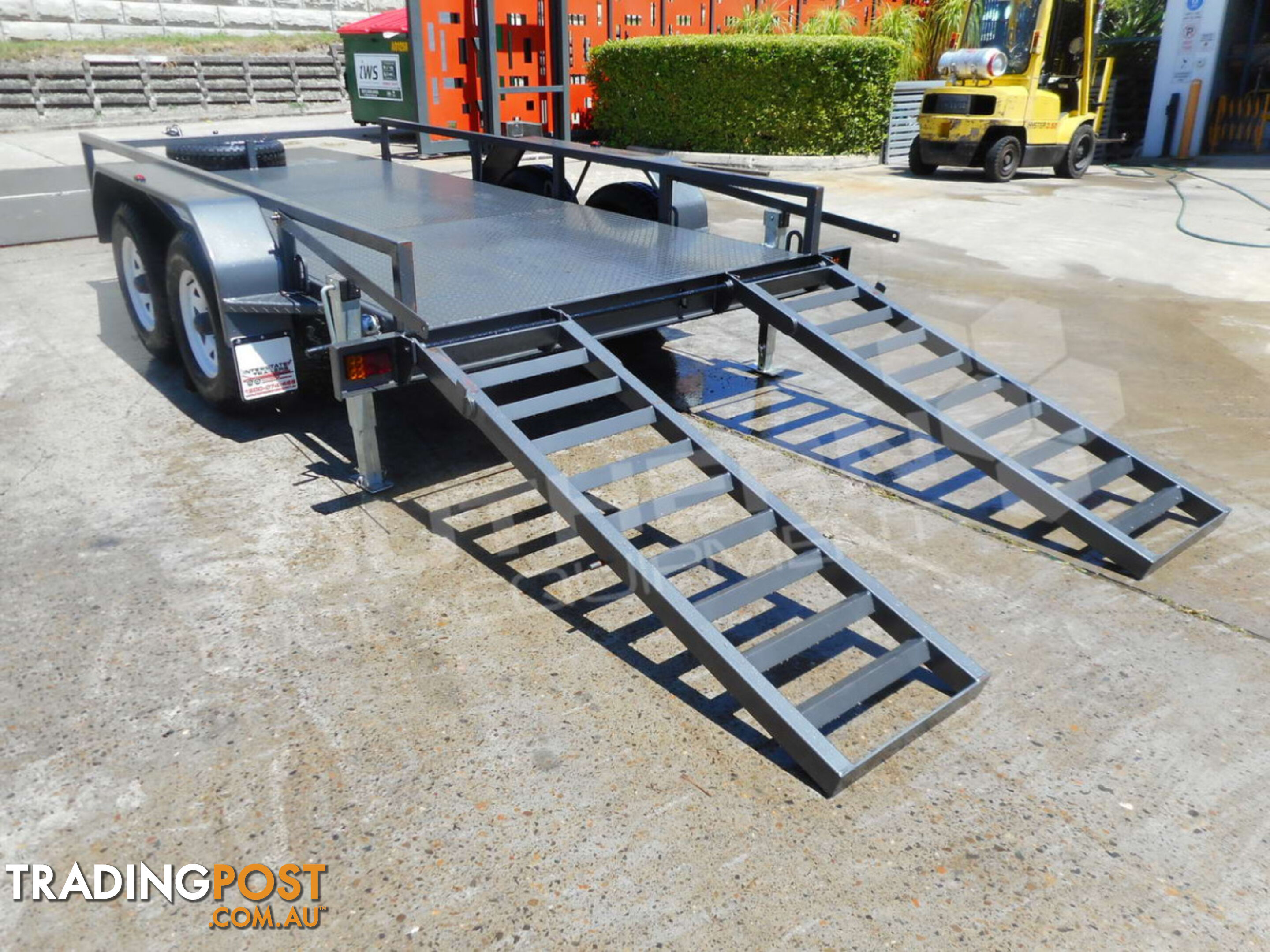 Interstate Trailers - 3.5 TON Plant Trailer suit Bobcats & Excavators