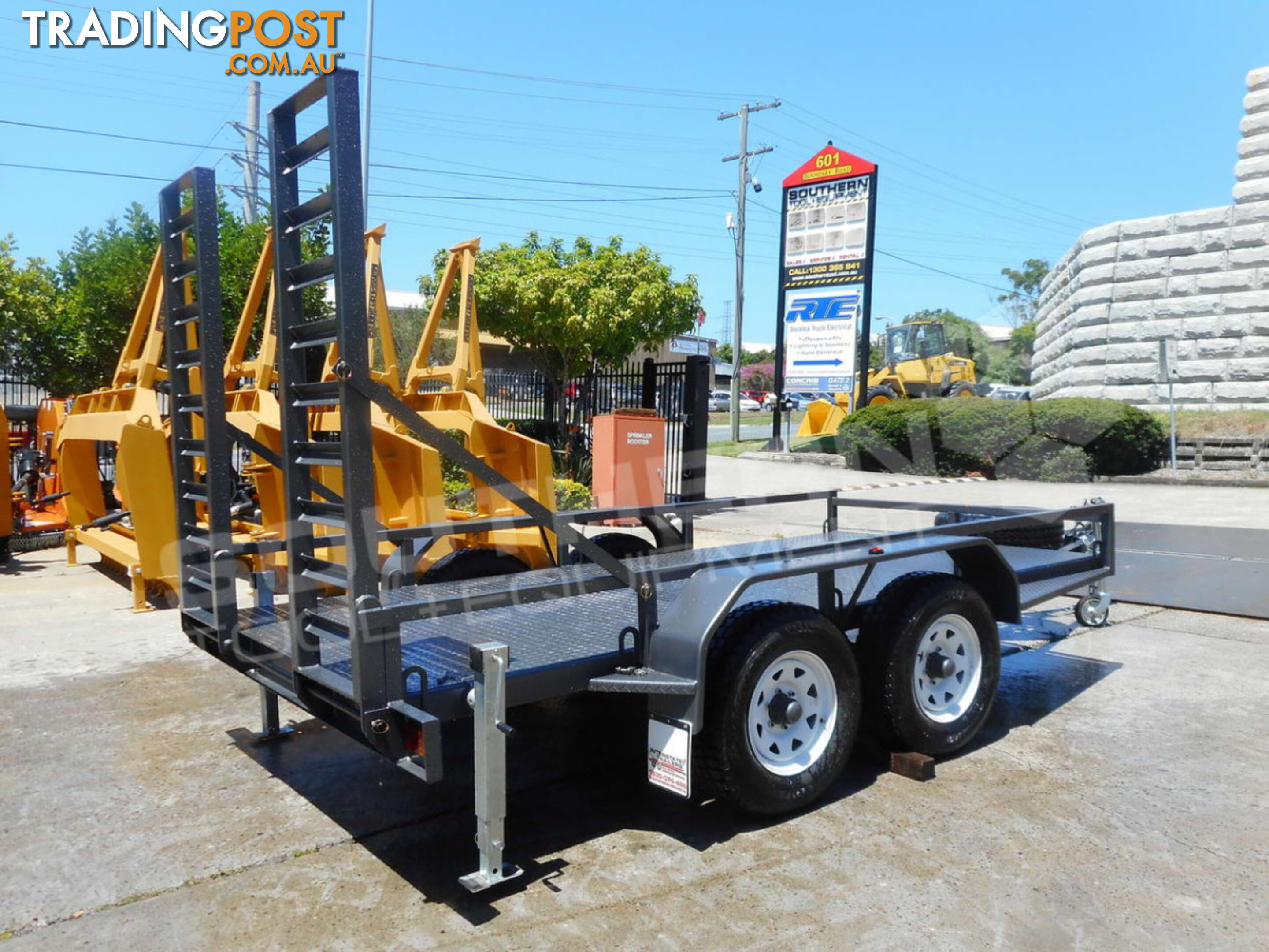 Interstate Trailers - 3.5 TON Plant Trailer suit Bobcats & Excavators