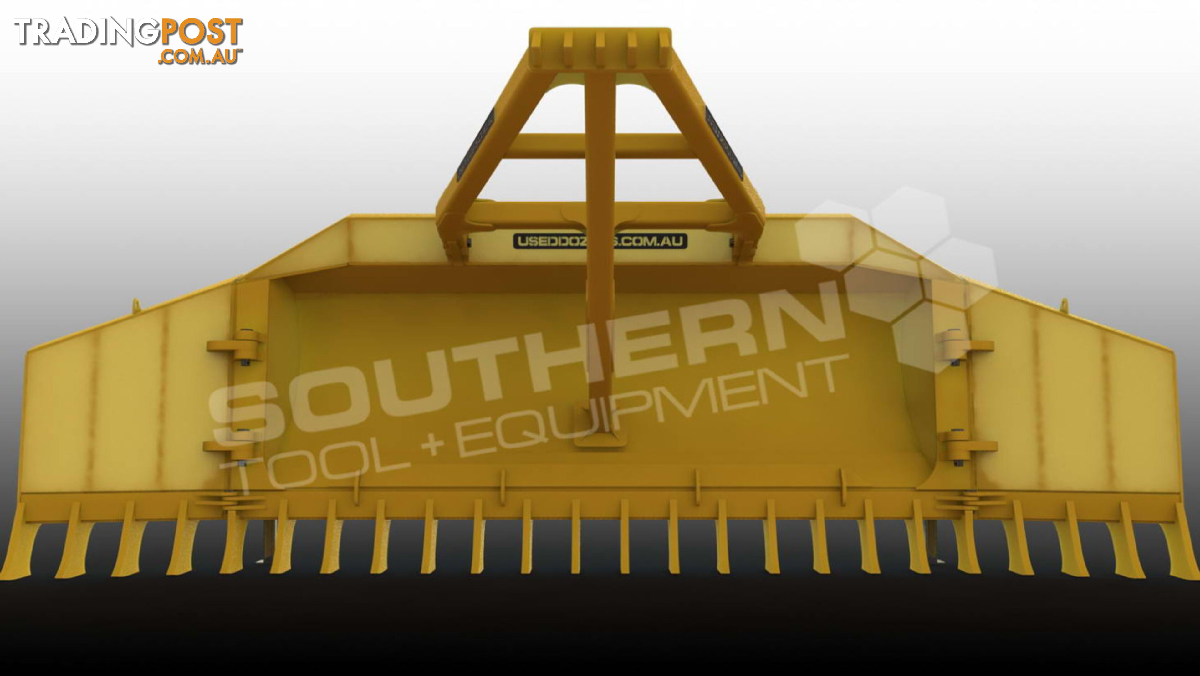 Heavy Duty Caterpillar D8T D8R Bi-Folding Stick Rake