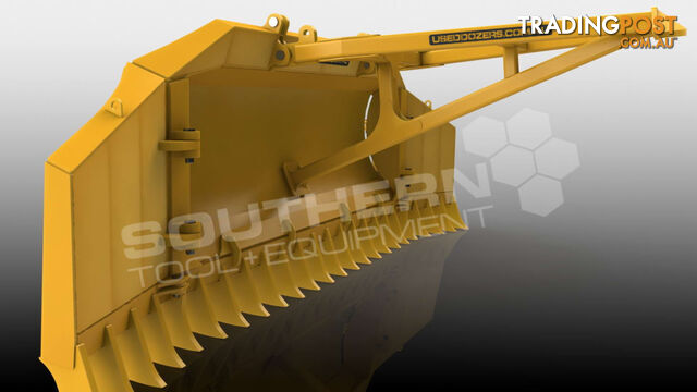 Heavy Duty Caterpillar D8T D8R Bi-Folding Stick Rake