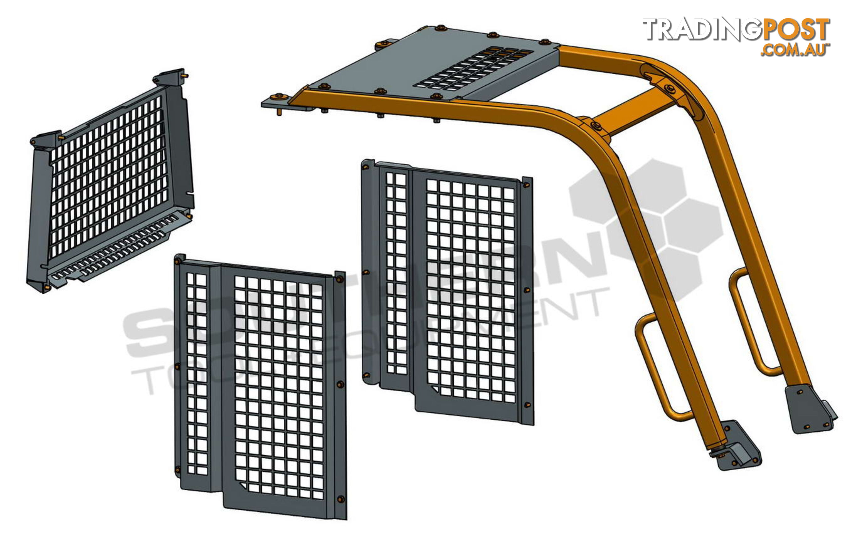 Caterpillar D3G Dozers Screens & Sweeps / CAT D3 Forestry guard 