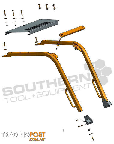 Caterpillar D3G Dozers Screens & Sweeps / CAT D3 Forestry guard 