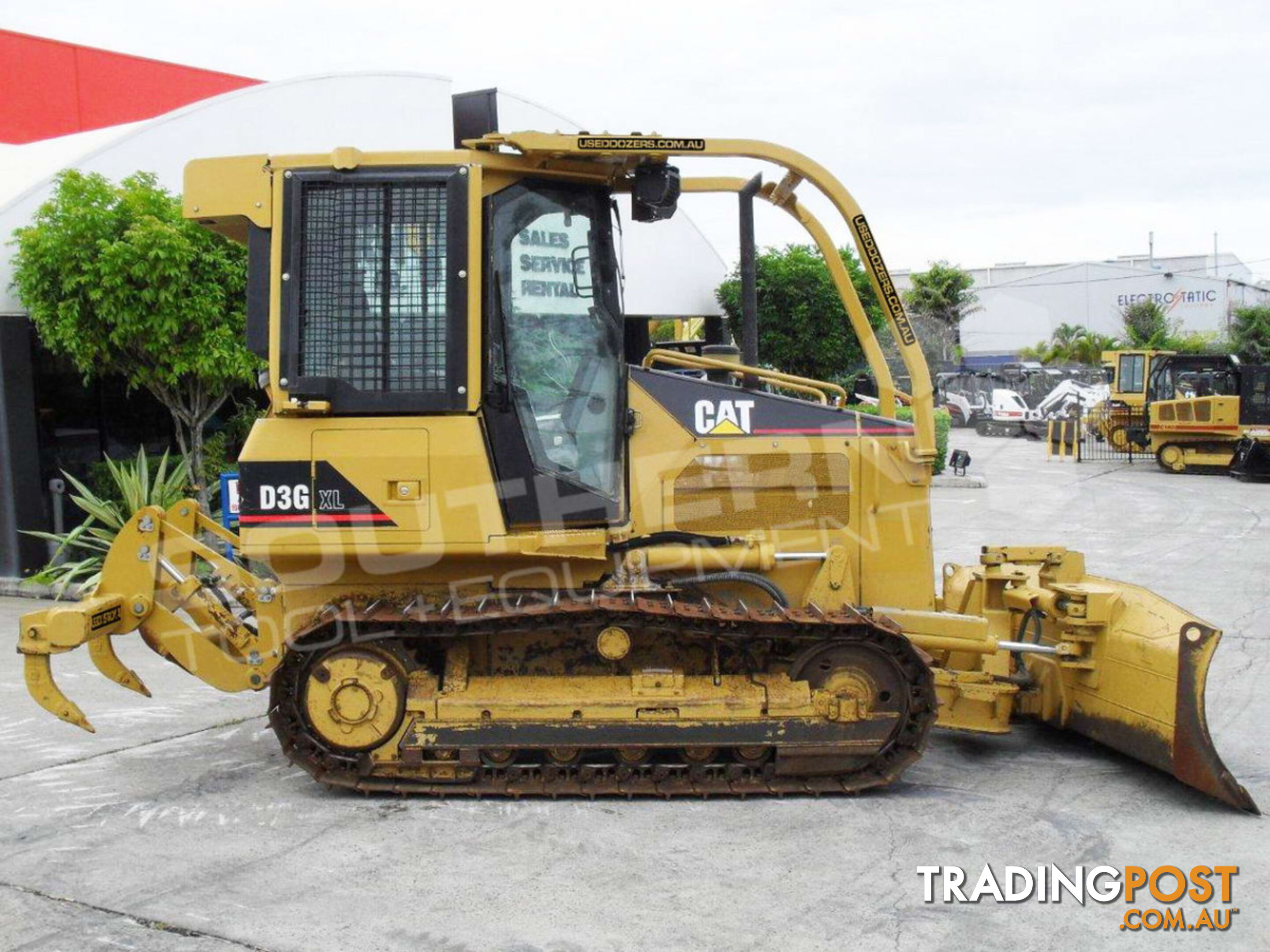 Caterpillar D3G Dozers Screens & Sweeps / CAT D3 Forestry guard 