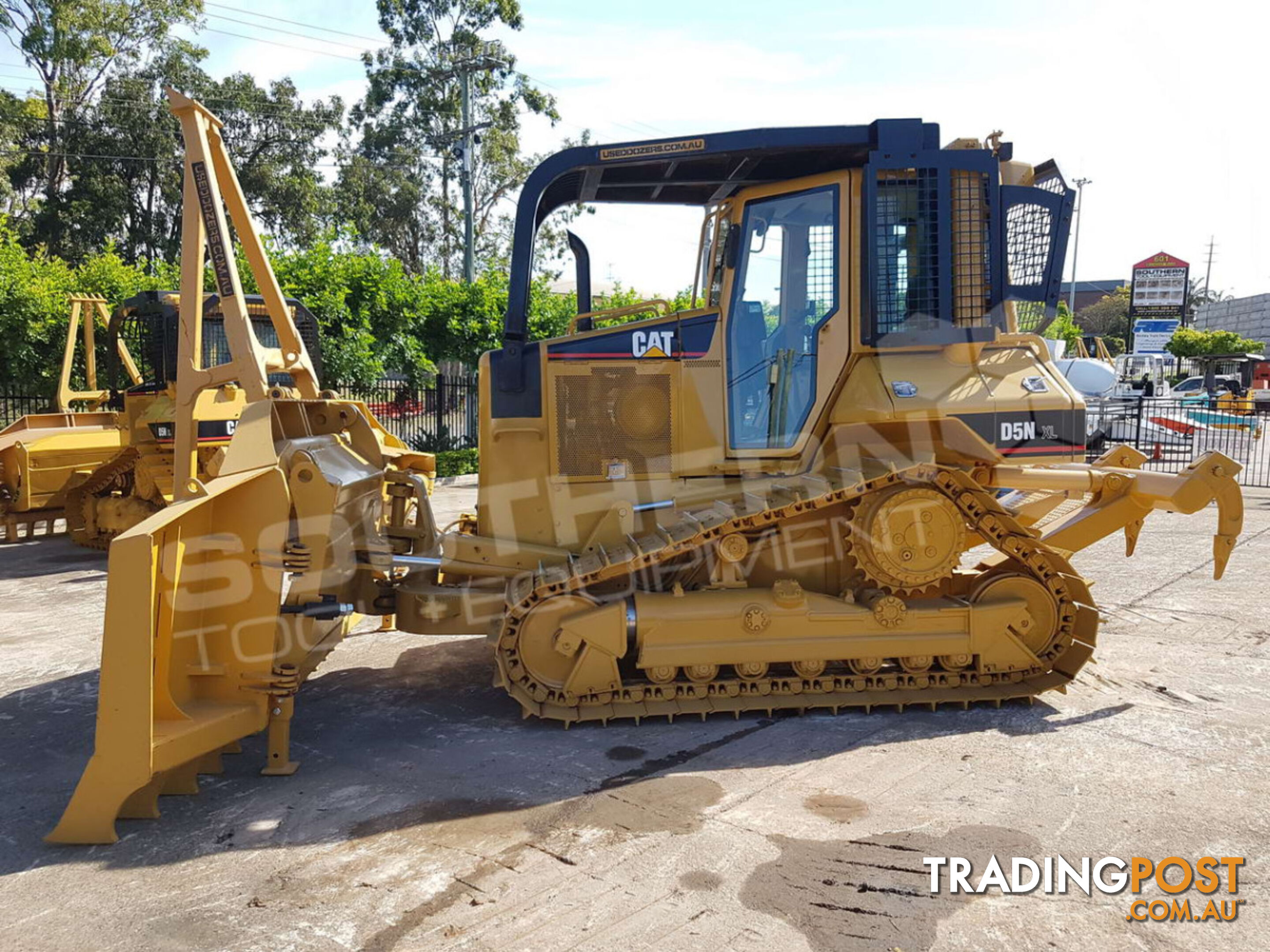 Caterpillar D5N XL Bulldozer w Stick Rake Tree Spear fitted (Stock No. 2273ss)