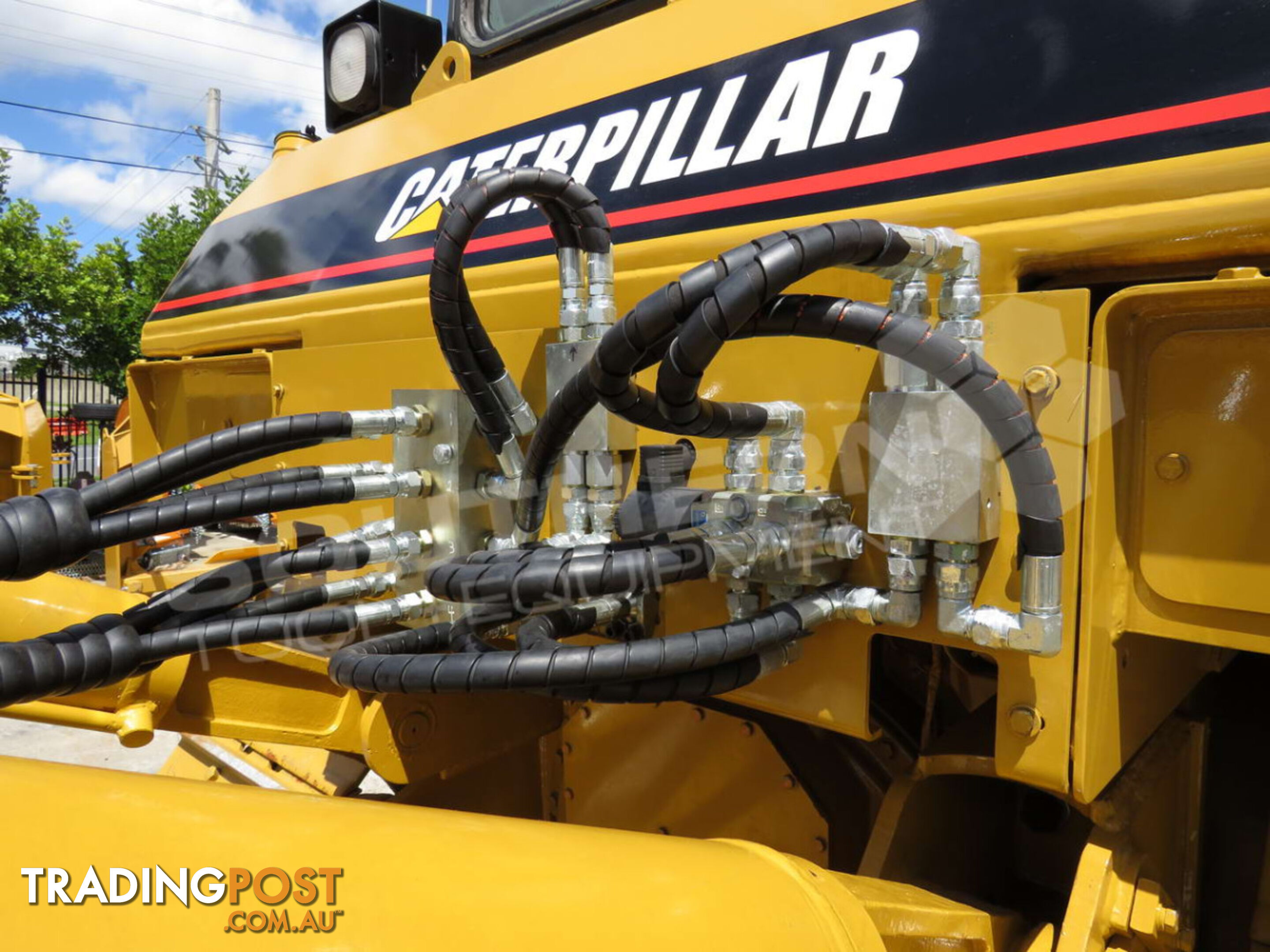 Caterpillar D6R XL Bulldozer with Stick Rake & Tree Spear 