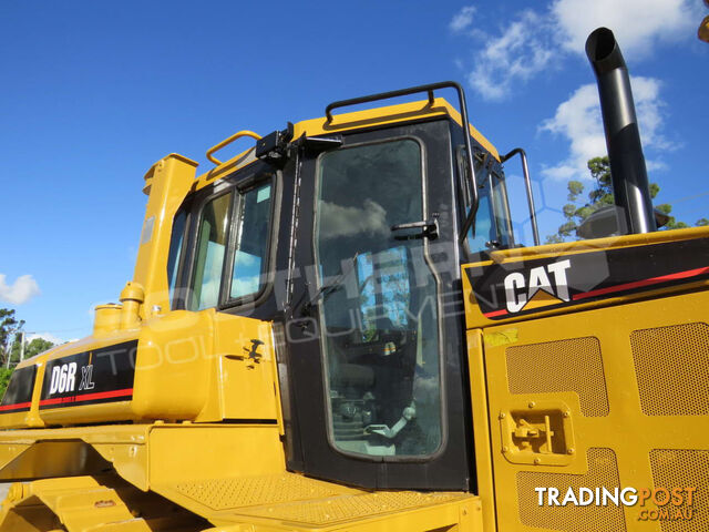 Caterpillar D6R XL Bulldozer with Stick Rake & Tree Spear 