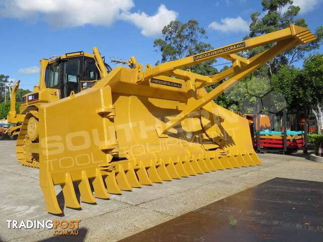 Caterpillar D6R XL Bulldozer with Stick Rake & Tree Spear 