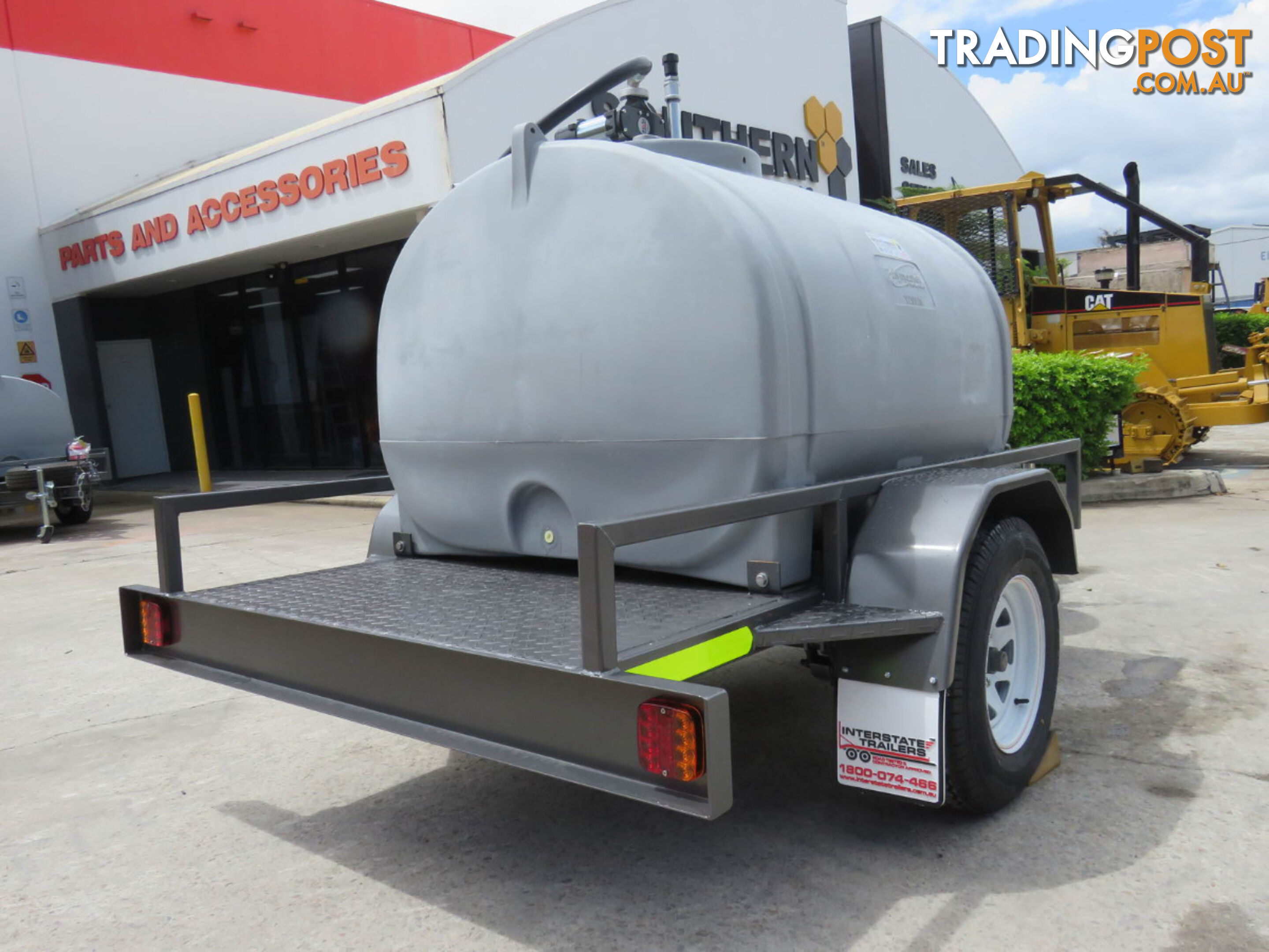  Trailer 1200L Diesel Fuel Tank 12V 85L/PM High flow pump 