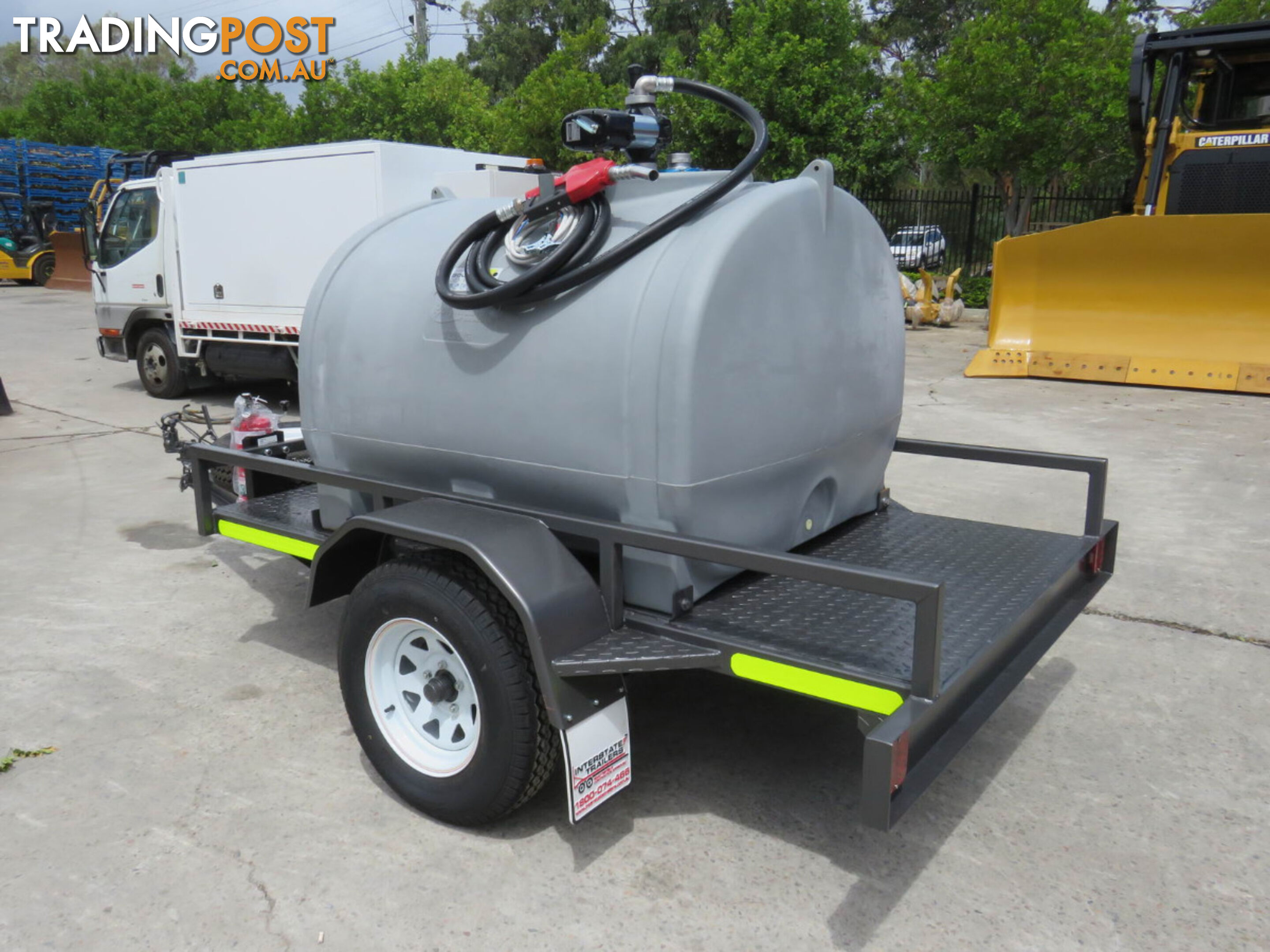  Trailer 1200L Diesel Fuel Tank 12V 85L/PM High flow pump 