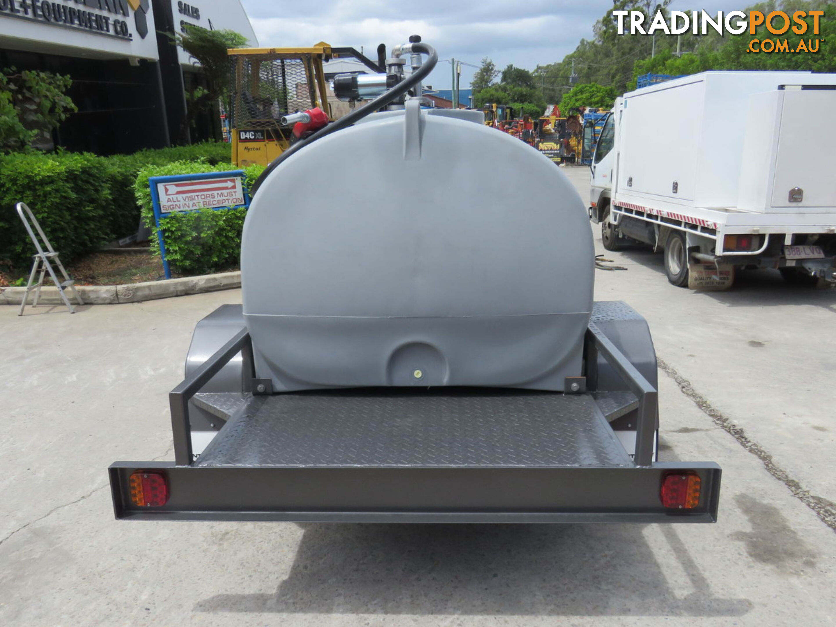  Trailer 1200L Diesel Fuel Tank 12V 85L/PM High flow pump 