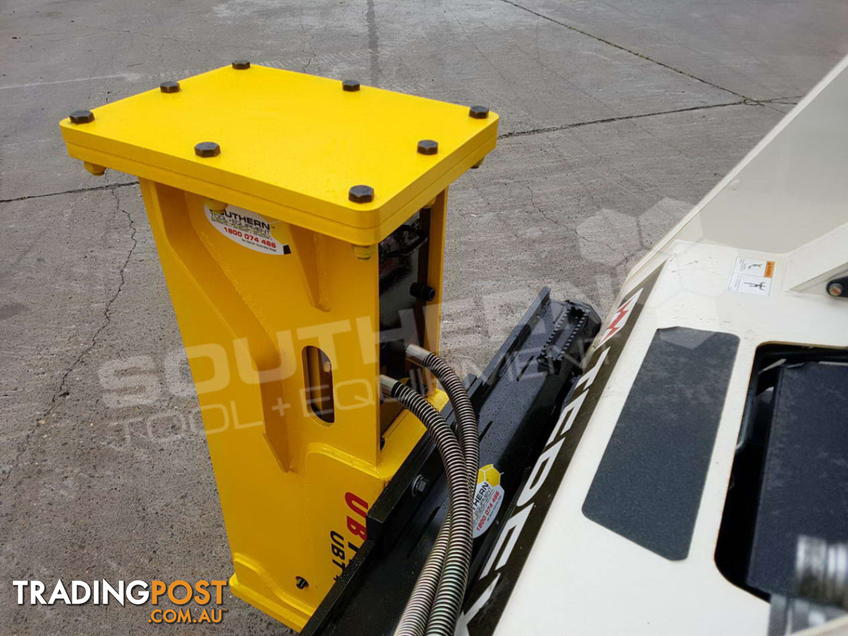  UBTECH Hydraulic Post Driving Silenced Hammer UBT40S Skid Steer Loader 