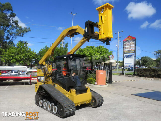  UBTECH Hydraulic Post Driving Silenced Hammer UBT40S Skid Steer Loader 