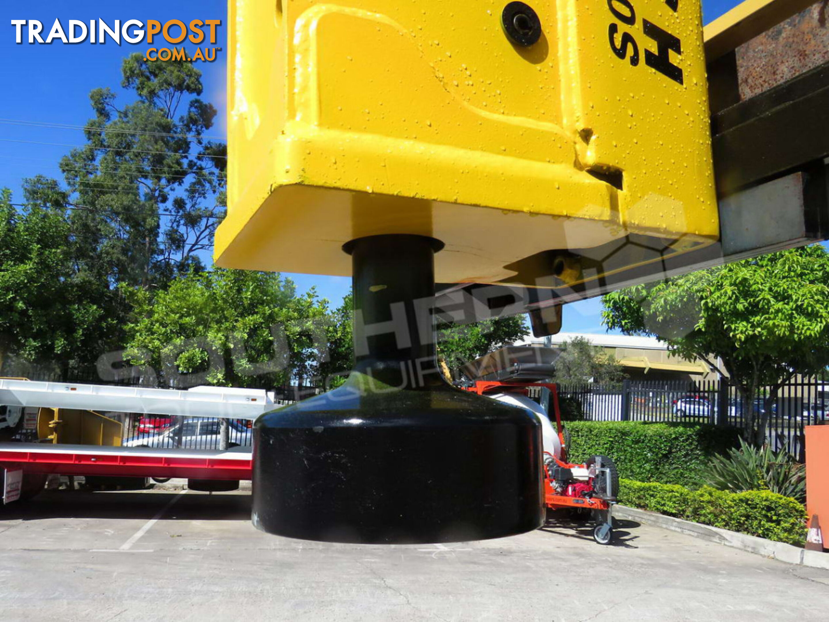  UBTECH Hydraulic Post Driving Silenced Hammer UBT40S Skid Steer Loader 