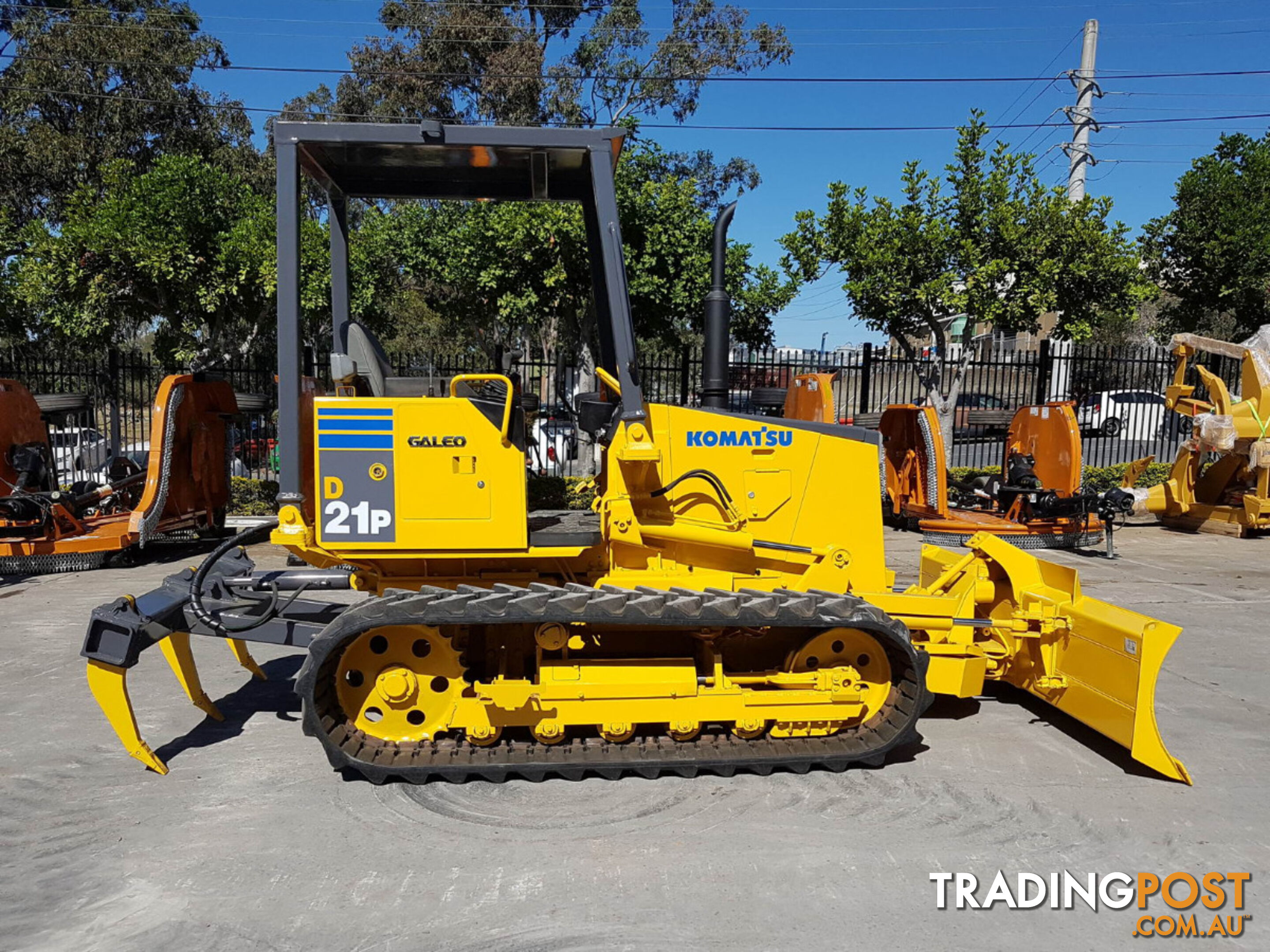 2005 Komatsu D21P-8 Dozer D21 /w Rubber Tracks 