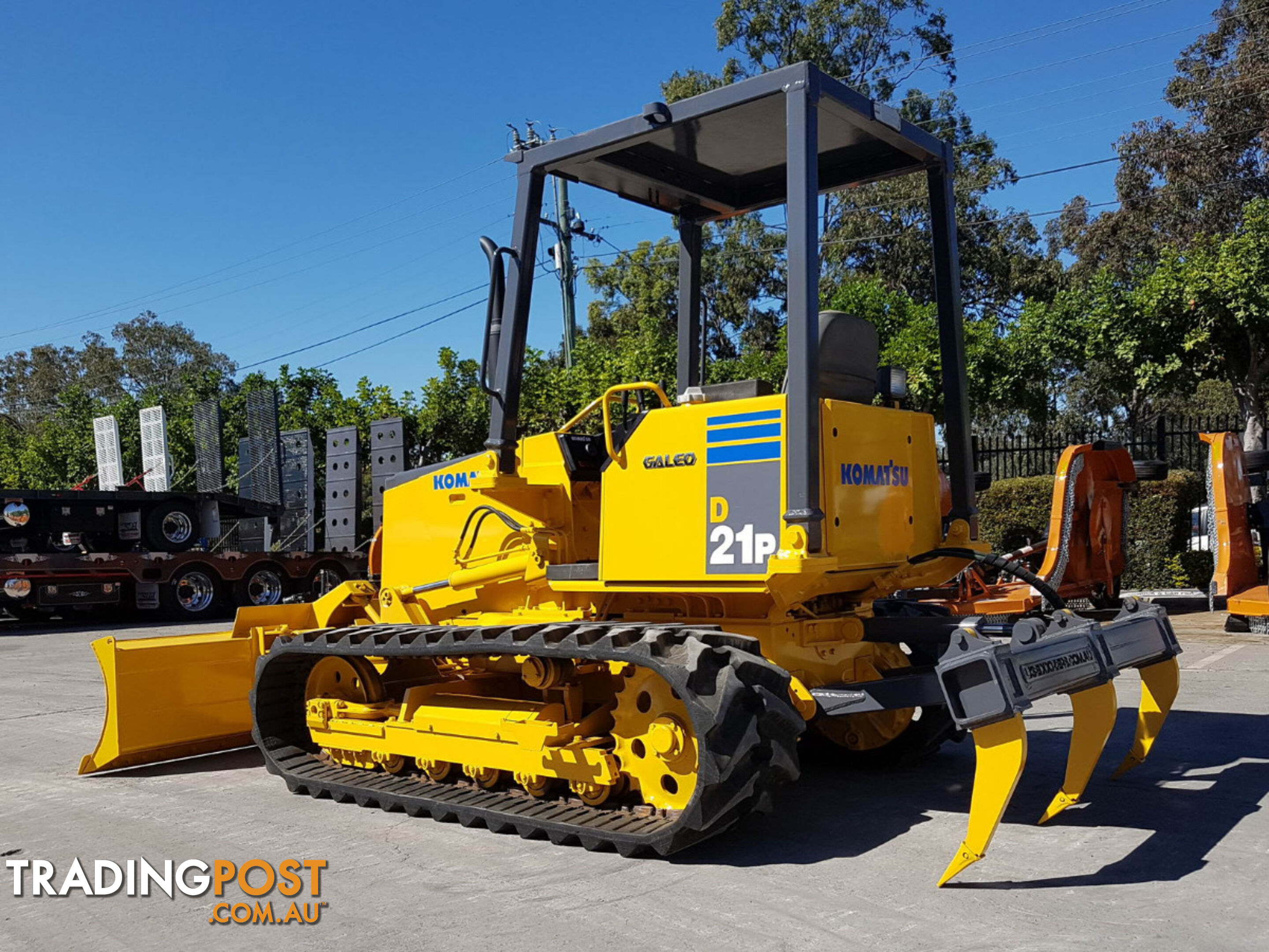 2005 Komatsu D21P-8 Dozer D21 /w Rubber Tracks 