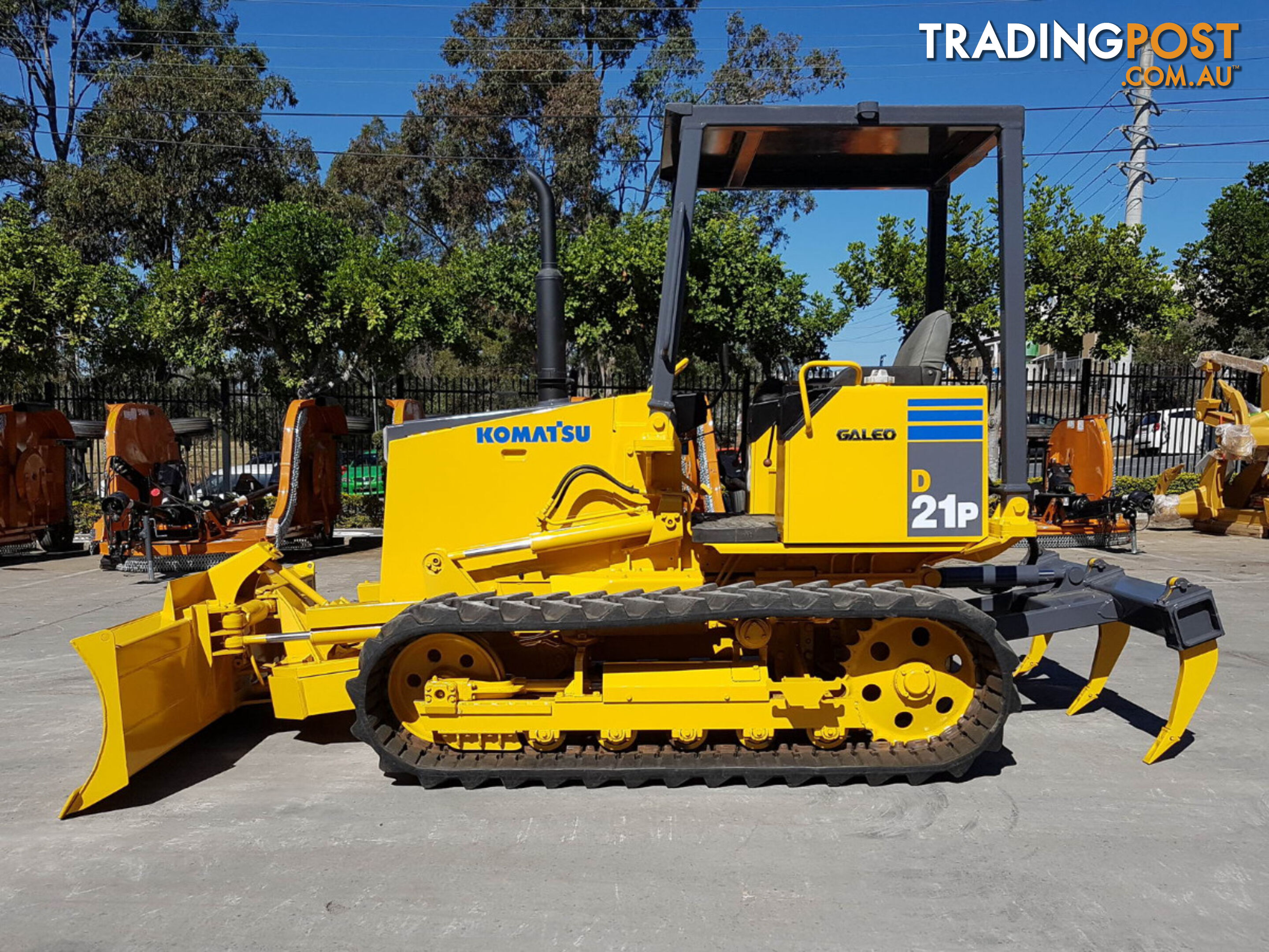 2005 Komatsu D21P-8 Dozer D21 /w Rubber Tracks 