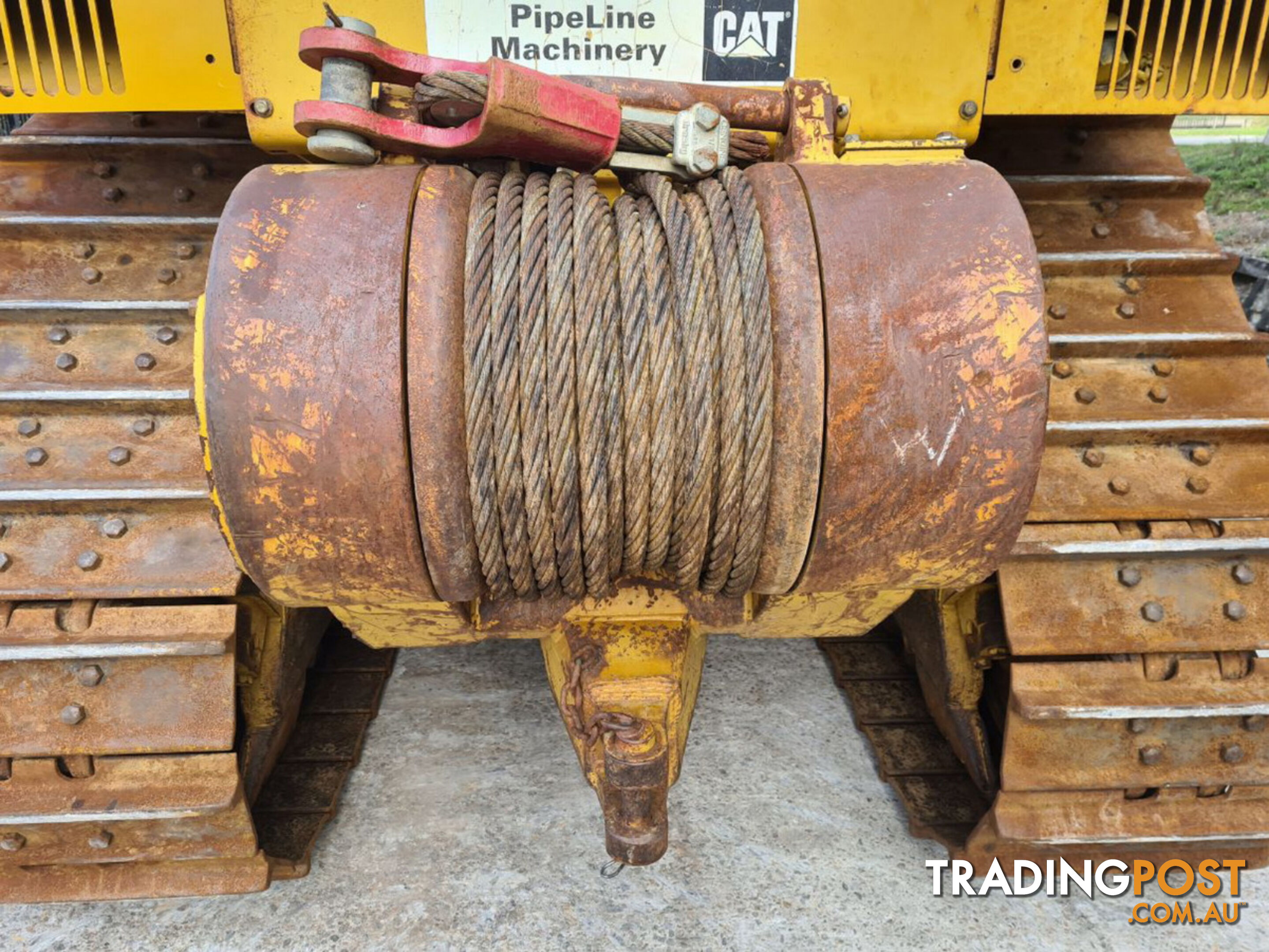 USED CATERPILLAR D7R D7H Dozer Winch Allied W8L (Stock No. 54782)