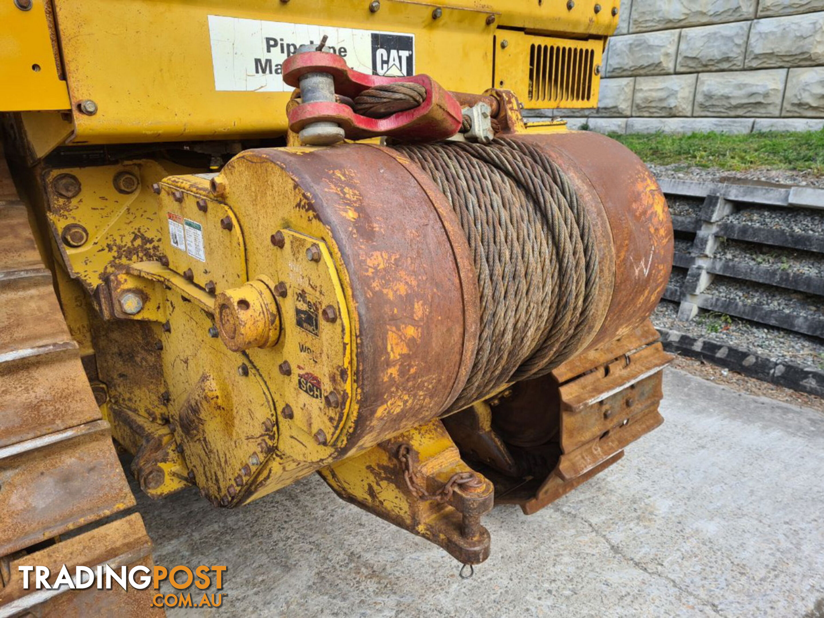 USED CATERPILLAR D7R D7H Dozer Winch Allied W8L (Stock No. 54782)