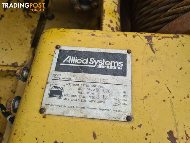 USED CATERPILLAR D7R D7H Dozer Winch Allied W8L (Stock No. 54782)