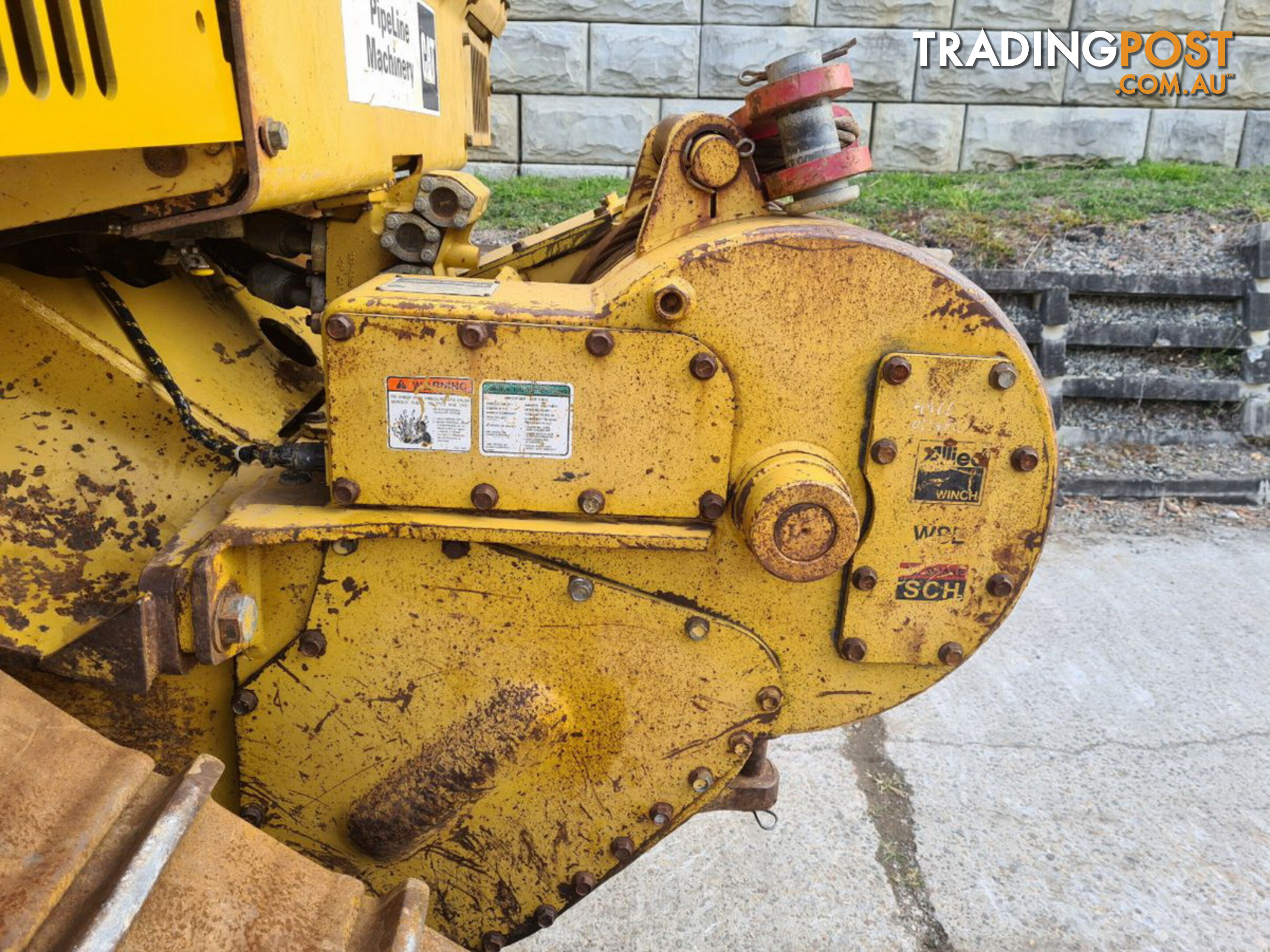 USED CATERPILLAR D7R D7H Dozer Winch Allied W8L (Stock No. 54782)