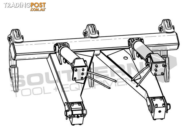 Caterpillar D5M Two Barrel Dozer Rippers