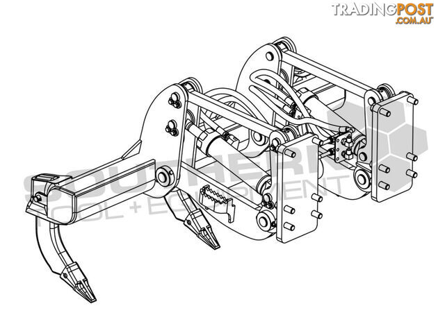 Caterpillar D3G Two Barrel Dozer Rippers