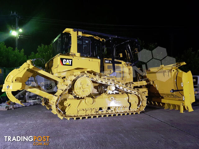 CATERPILLAR D6T XL Bulldozer CAT D6 dozer with Stick Rake & Drive in Tree Spear