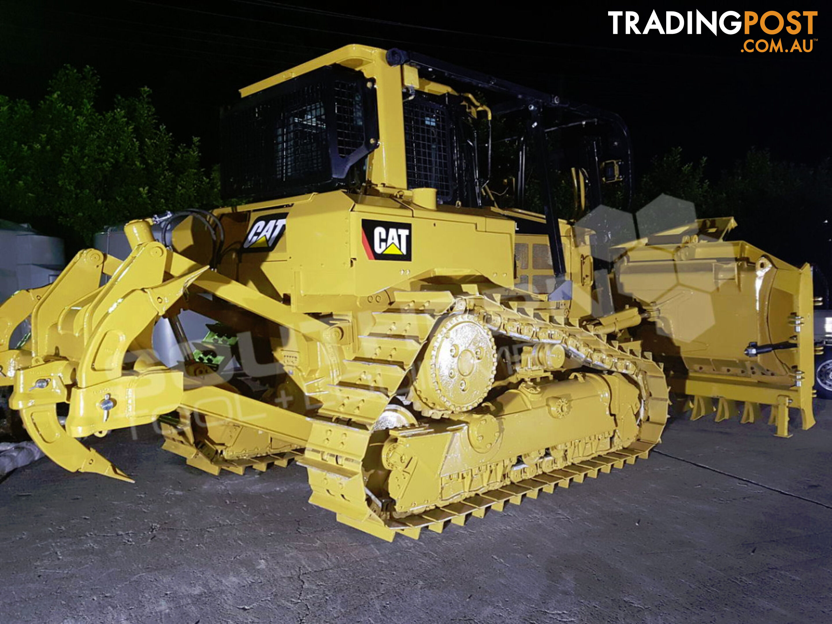 CATERPILLAR D6T XL Bulldozer CAT D6 dozer with Stick Rake & Drive in Tree Spear