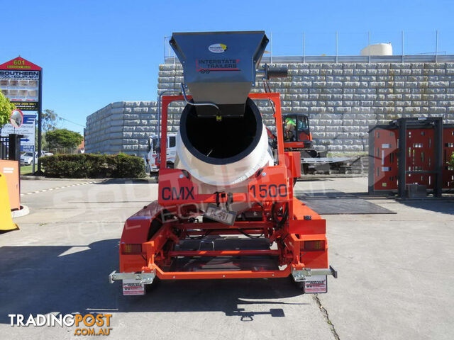 Cement Mixer CMX1500 Mobile Batching Plant Trailer 