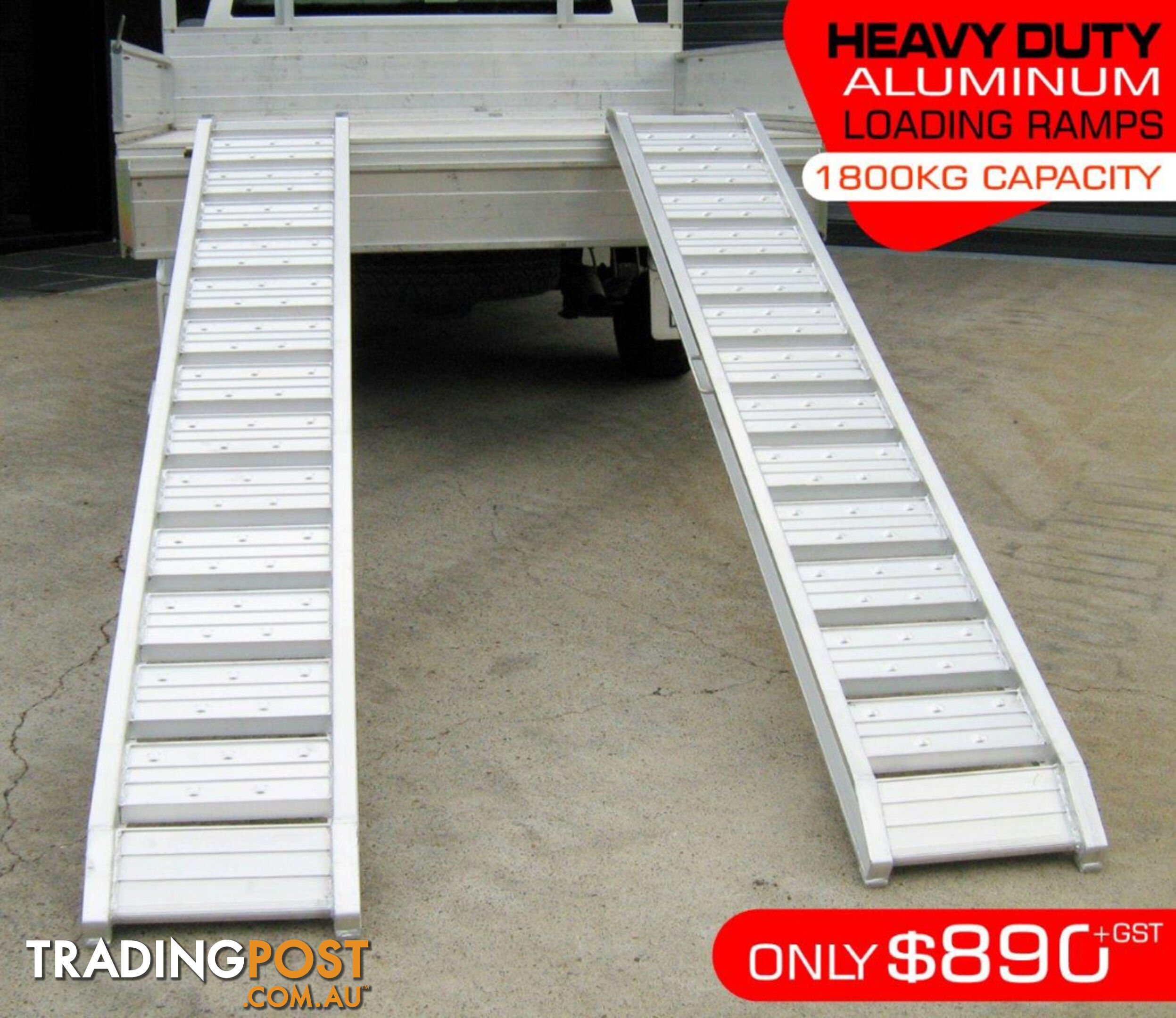 Digga [1800.kg] Aluminium Loading Ramps - Kanga / Dingo / Bobcat / Skid Steer Loading Ramps 