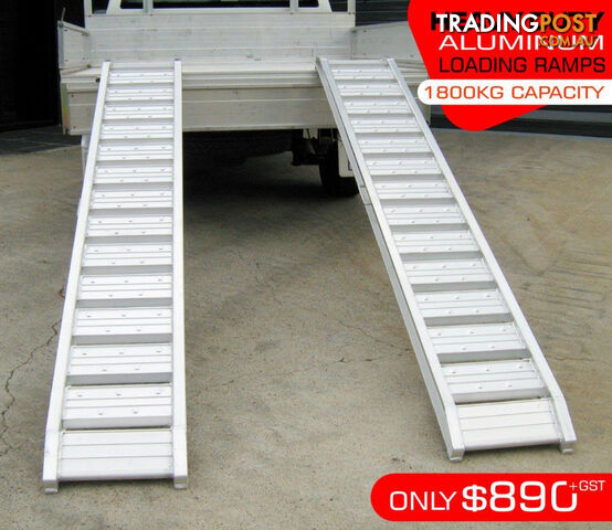 Digga [1800.kg] Aluminium Loading Ramps - Kanga / Dingo / Bobcat / Skid Steer Loading Ramps 