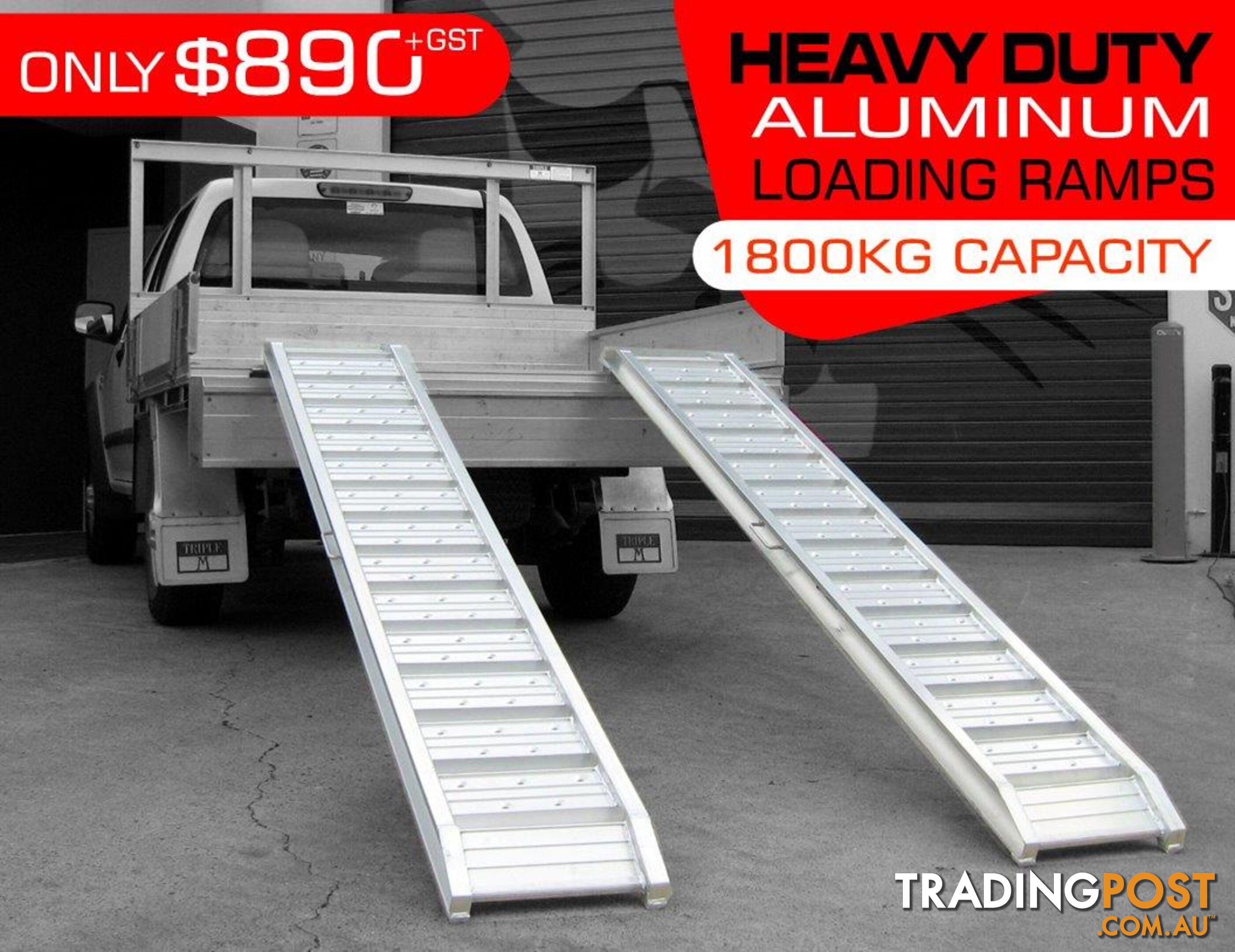 Digga [1800.kg] Aluminium Loading Ramps - Kanga / Dingo / Bobcat / Skid Steer Loading Ramps 