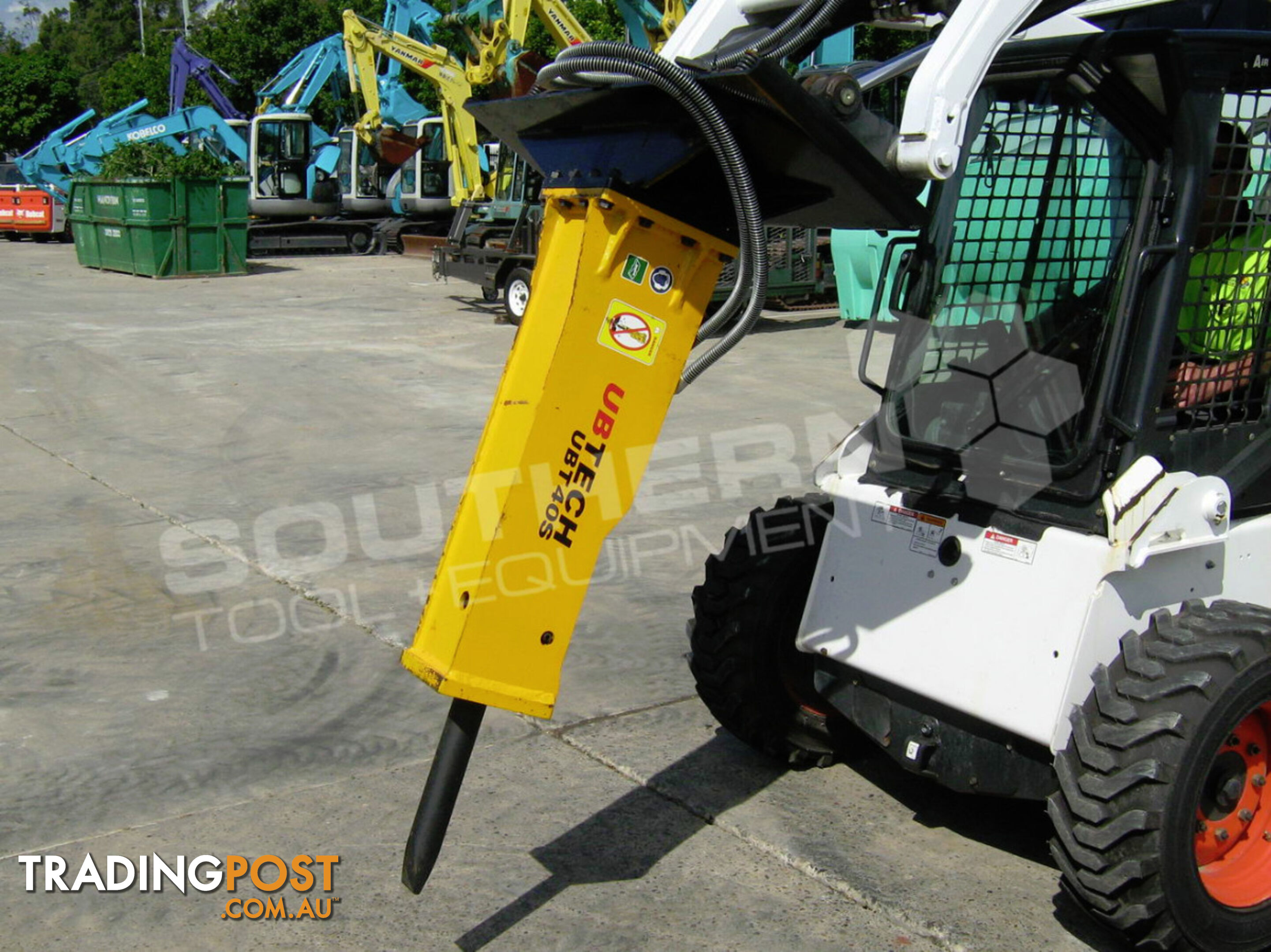 UBTECH UBT40S Skid Steer Loader Silence Hydraulic Rock Breaker 