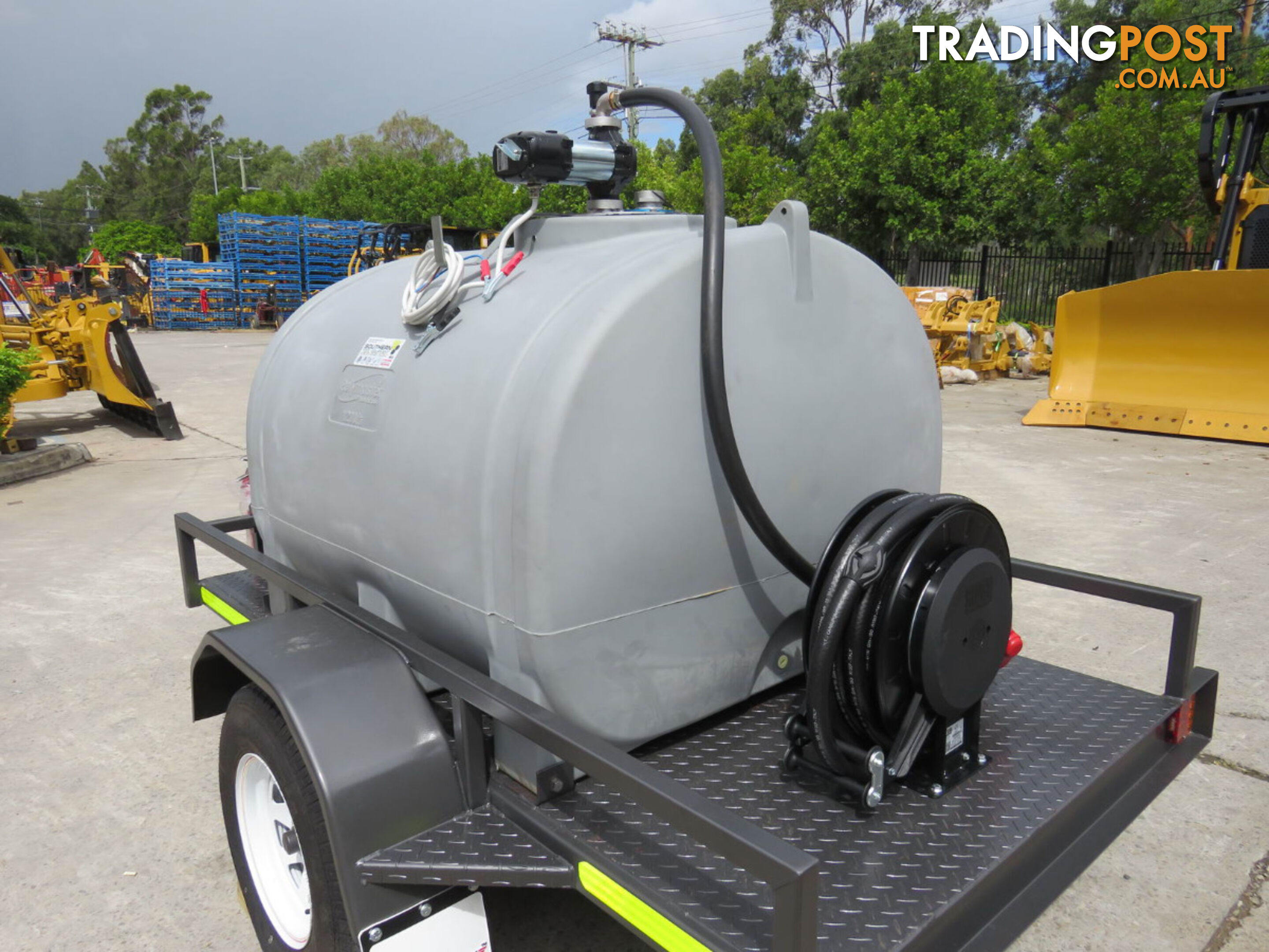  Trailer 1200L Diesel Fuel Tank 12V 85L/PM High flow Mine Spec 