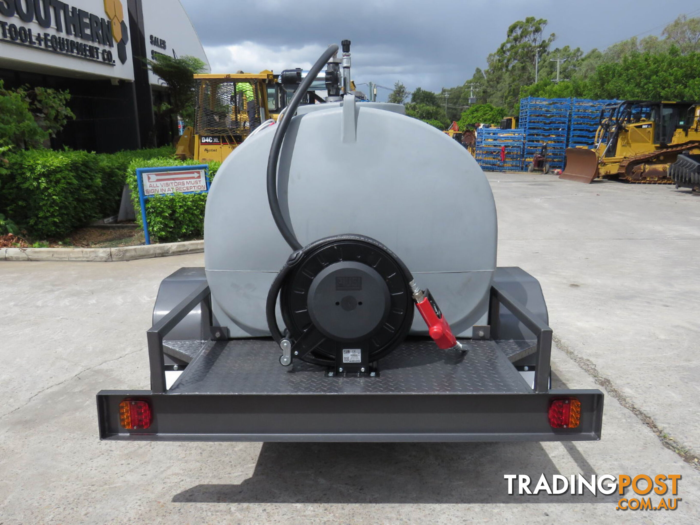  Trailer 1200L Diesel Fuel Tank 12V 85L/PM High flow Mine Spec 