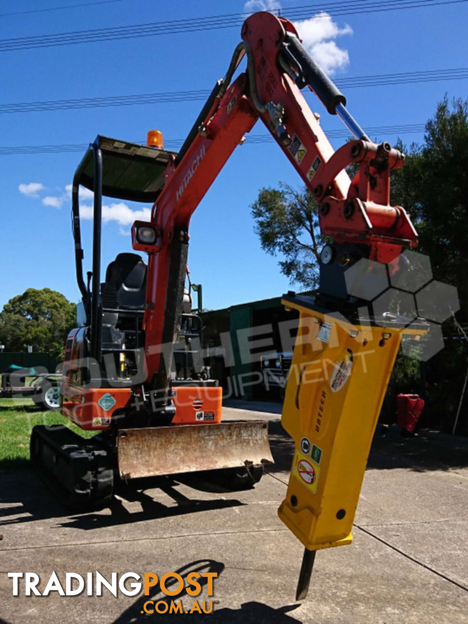 UBTECH UBT10S Silence Hydraulic Hammer Rock Concrete Breaker