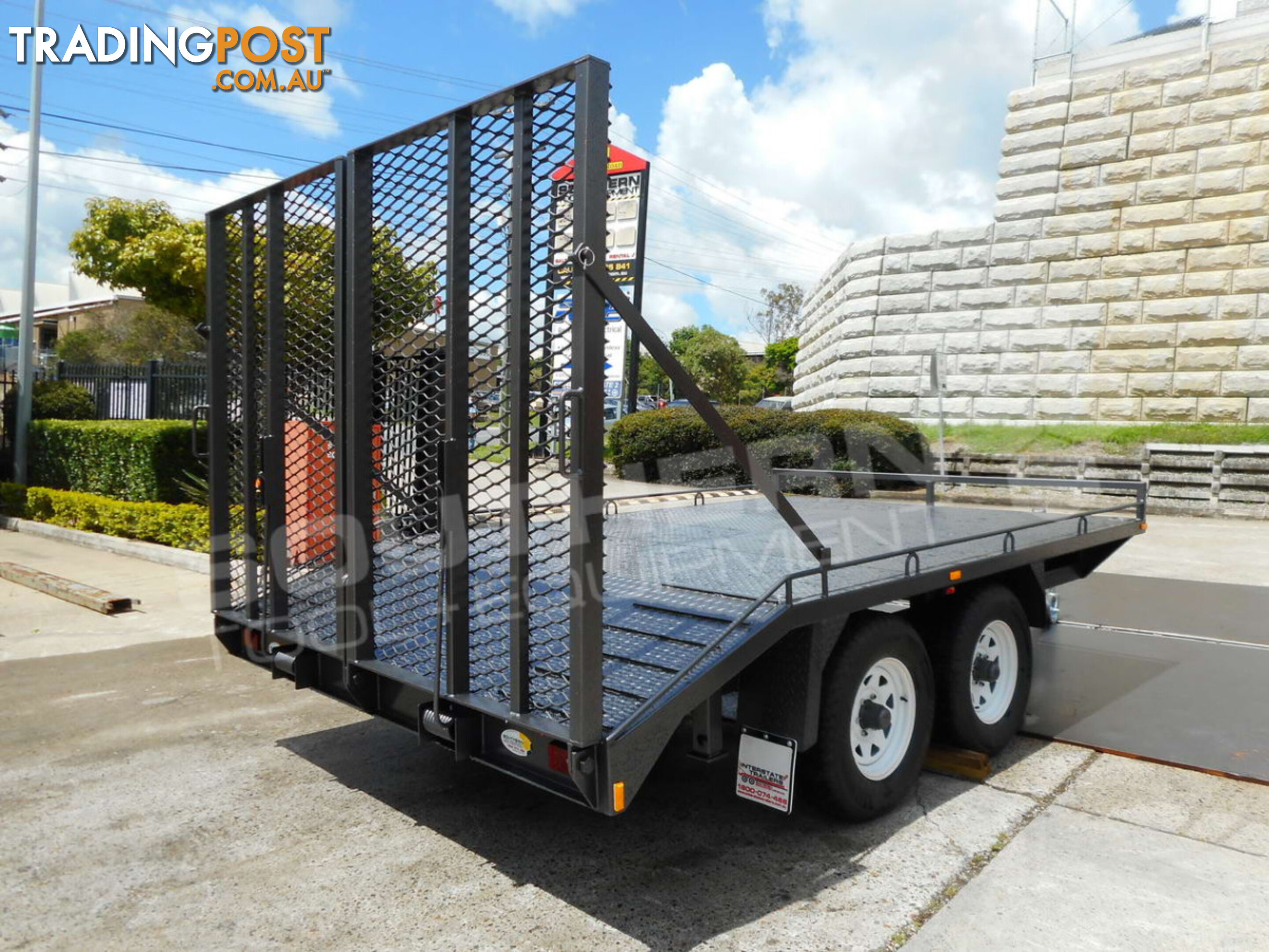 4.5 TON Custom build Moffett Forklifts Trailers Tailgater Plant Trailers