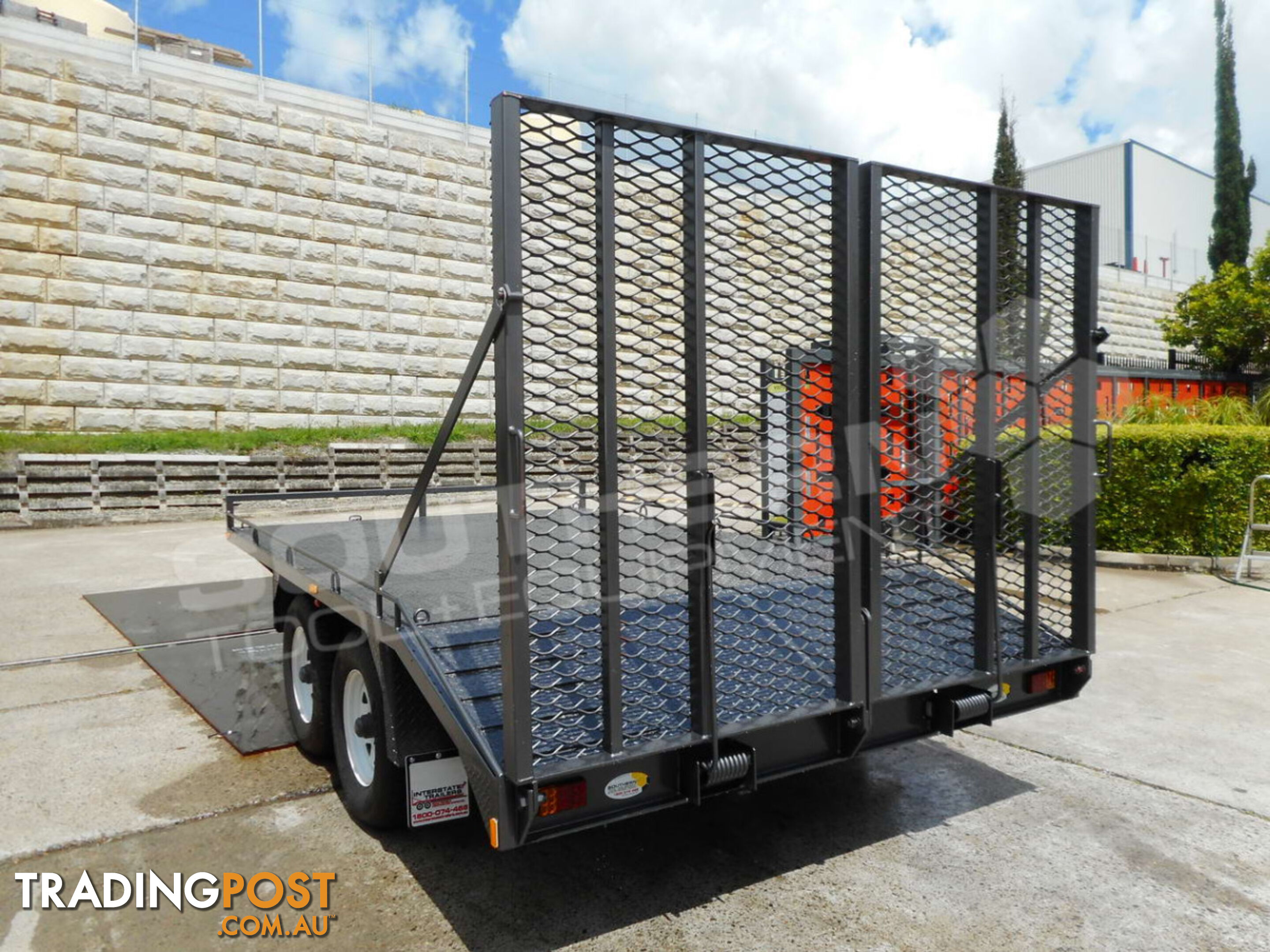 4.5 TON Custom build Moffett Forklifts Trailers Tailgater Plant Trailers