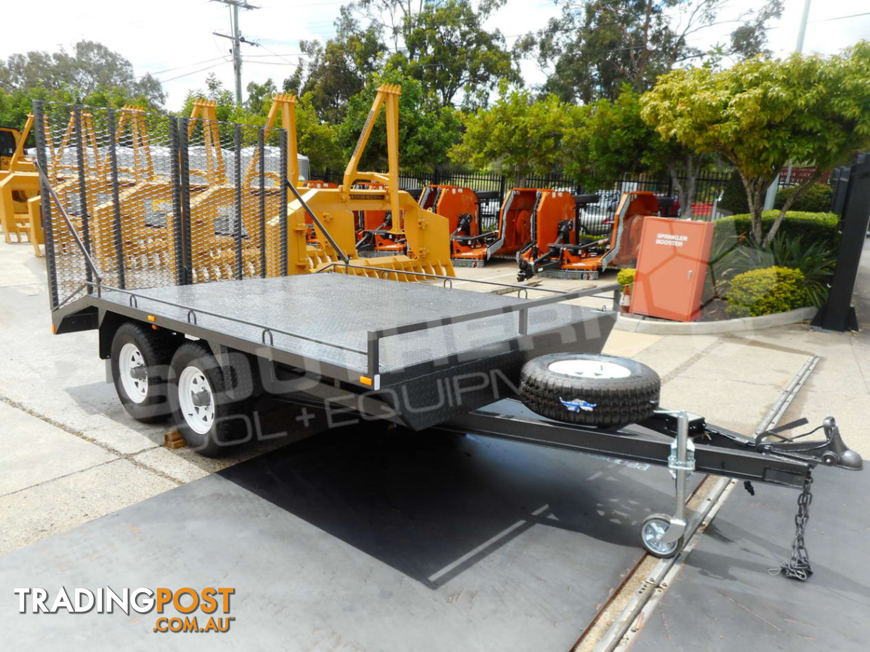 4.5 TON Custom build Moffett Forklifts Trailers Tailgater Plant Trailers