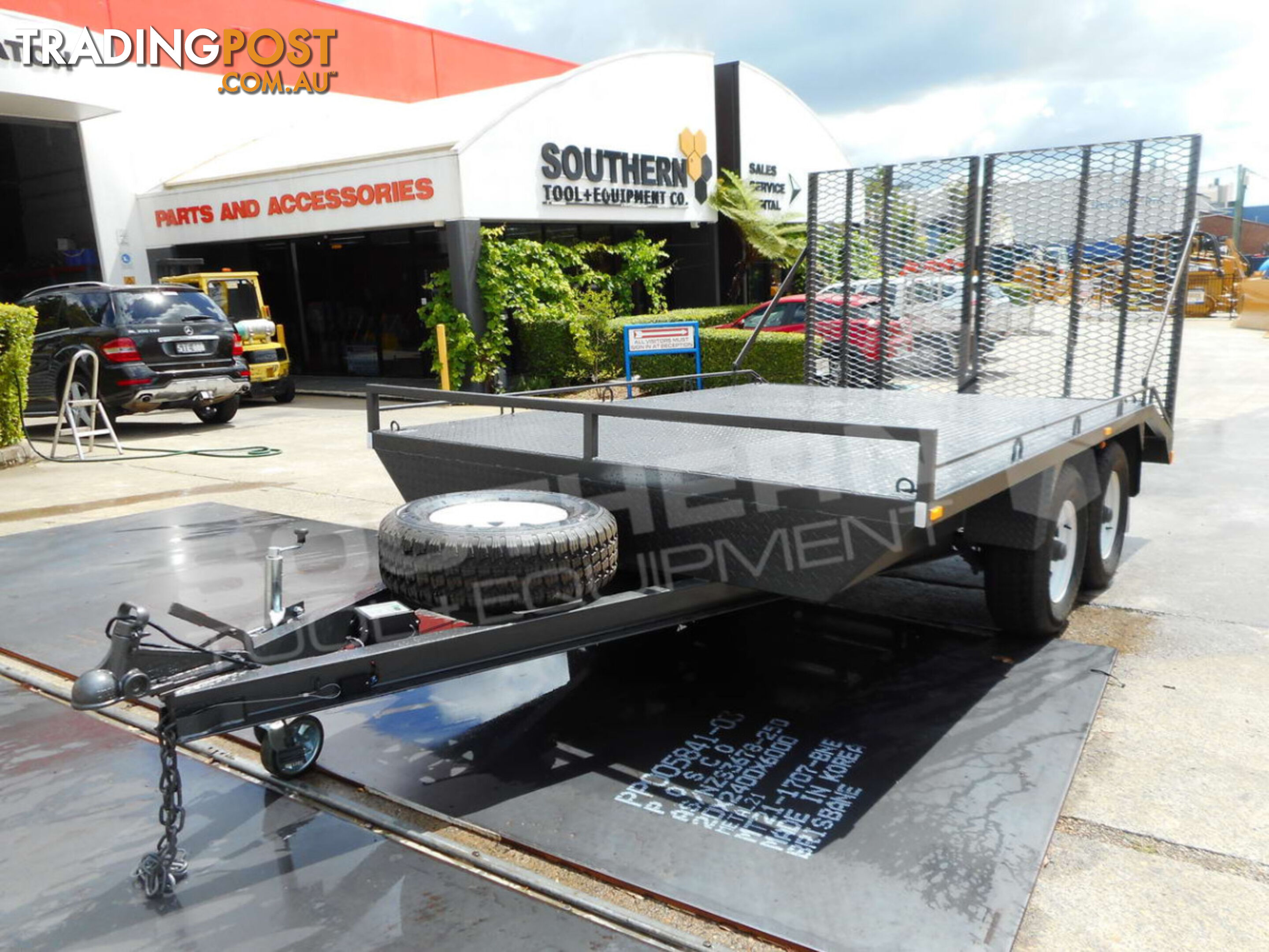 4.5 TON Custom build Moffett Forklifts Trailers Tailgater Plant Trailers