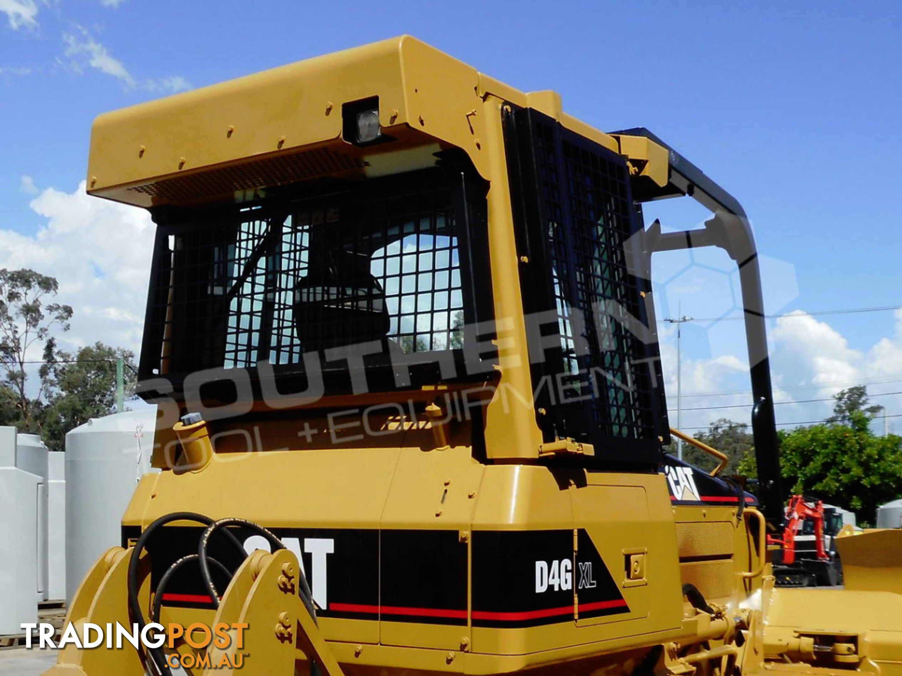 Caterpillar D4G XL Dozers Screens & Sweeps / CAT D4 Forestry guard 