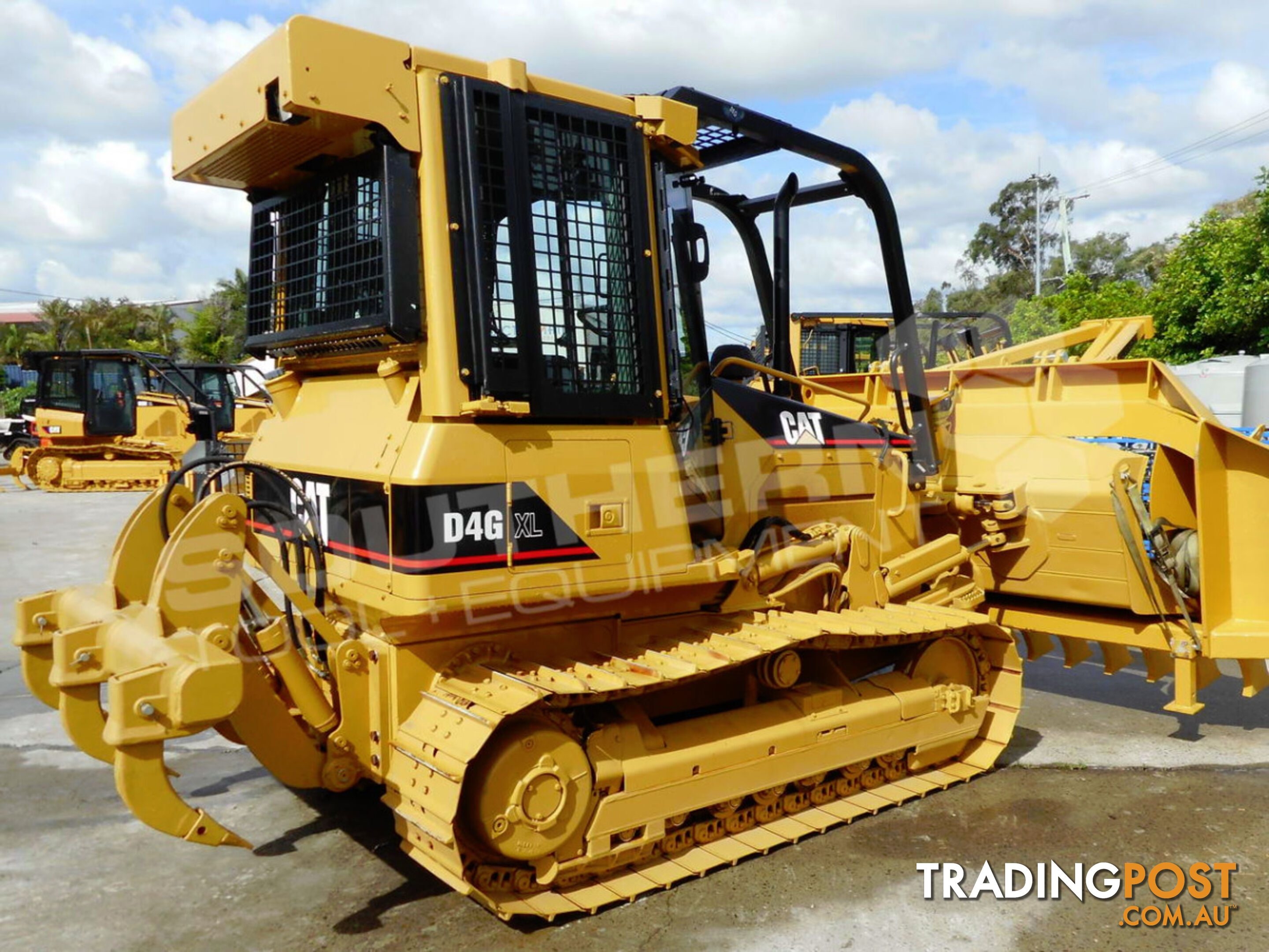 Caterpillar D4G XL Dozers Screens & Sweeps / CAT D4 Forestry guard 