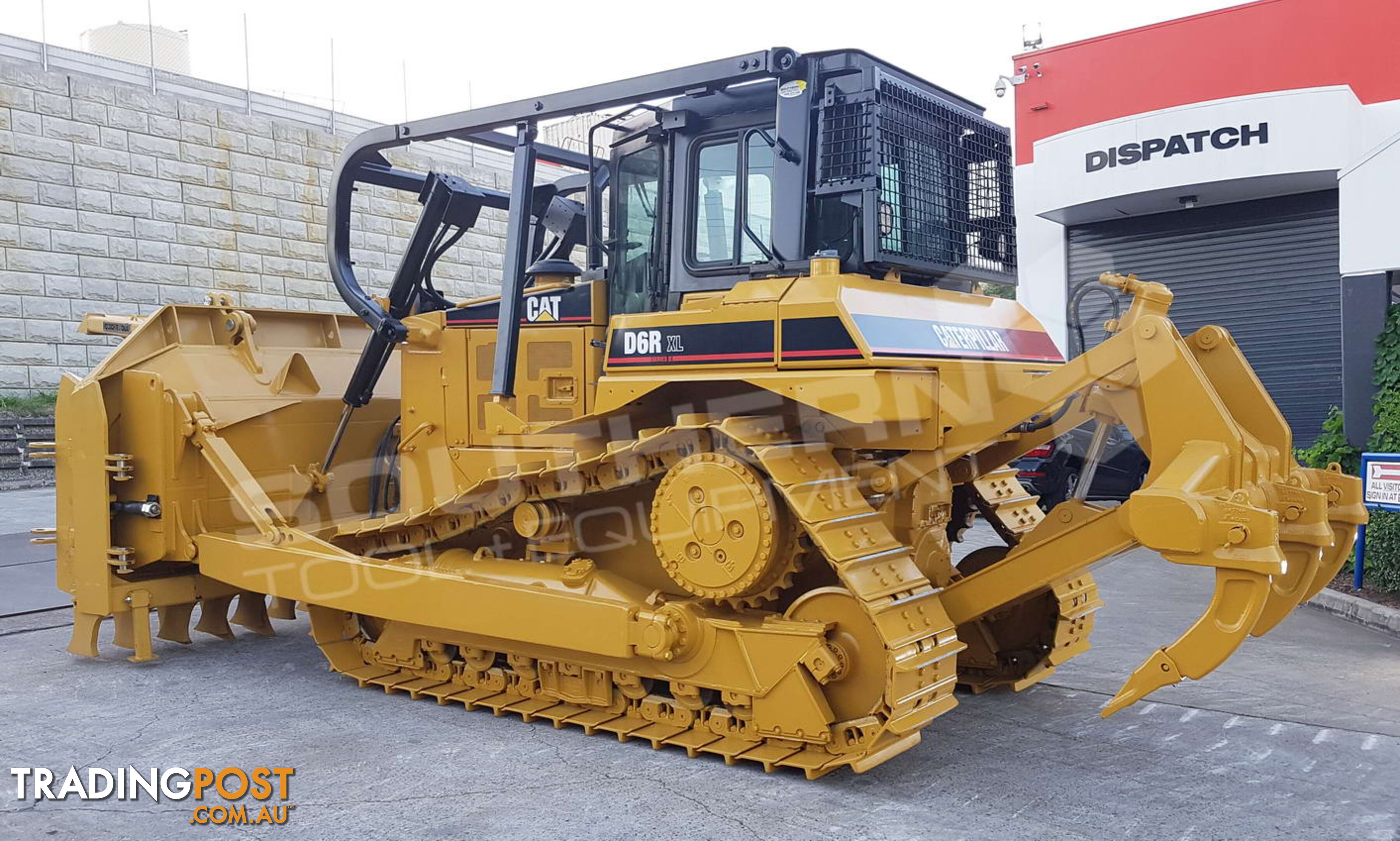 CATERPILLAR D6R XL Bulldozer SU Blade Stick Rake & Tree Spear fitted