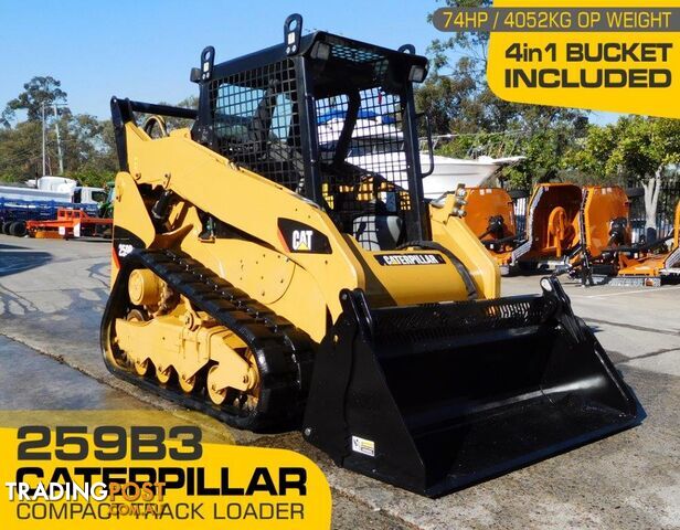 CAT 259.B3 Compact Track Loader CATERPILLAR 259B.3 [74 HP] [292 Hours] #2235A 