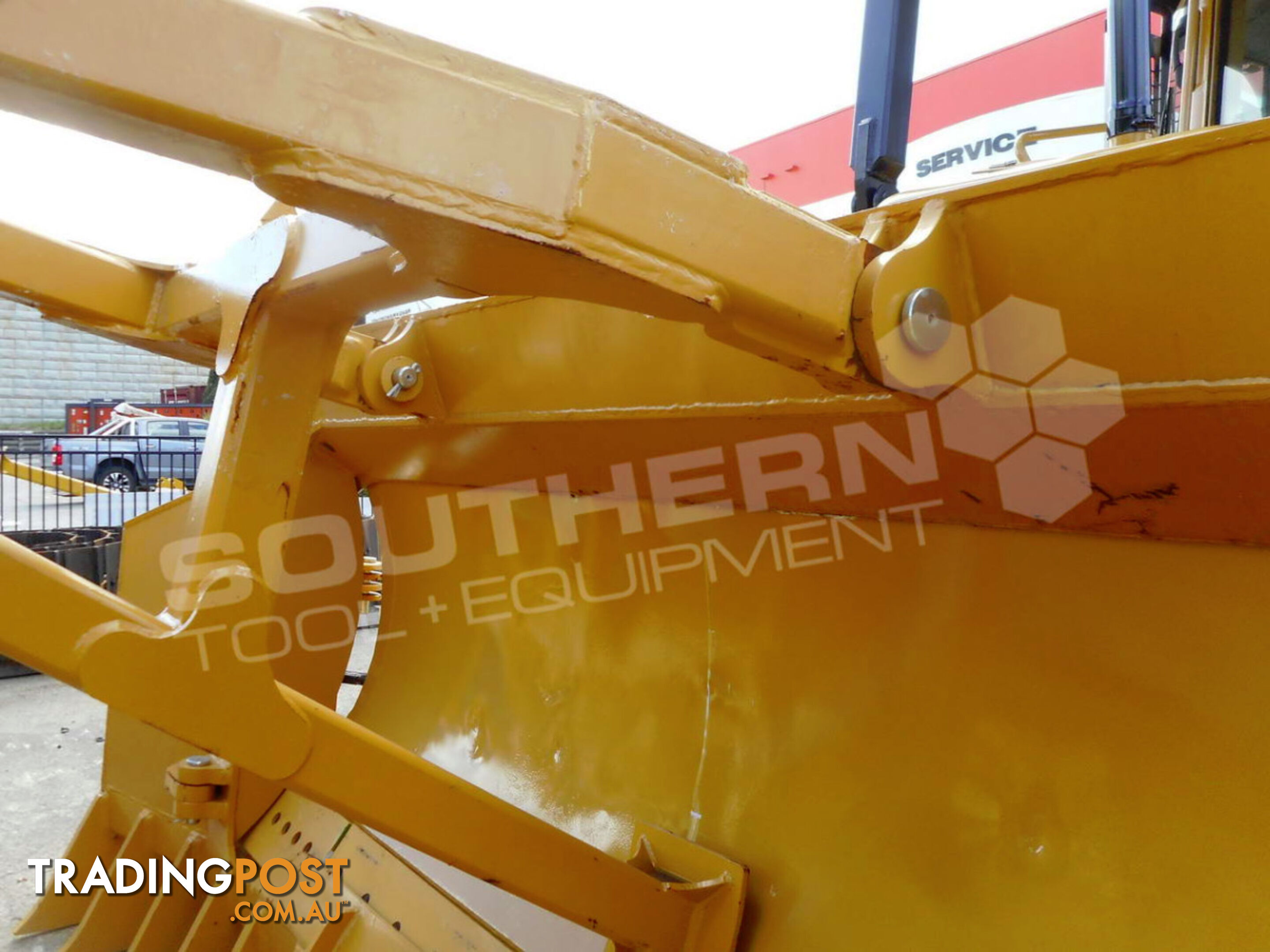 Heavy Duty Caterpillar D5M D6M Dozer Bi-Folding Stick Rake 