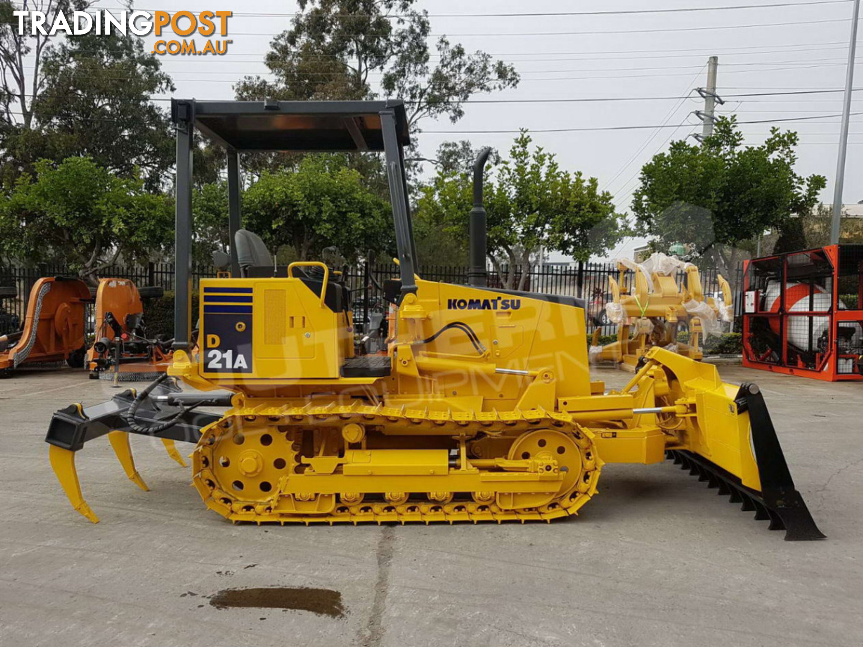 2006 Komatsu D21A-8 Dozer D21 /w Stick Rake 