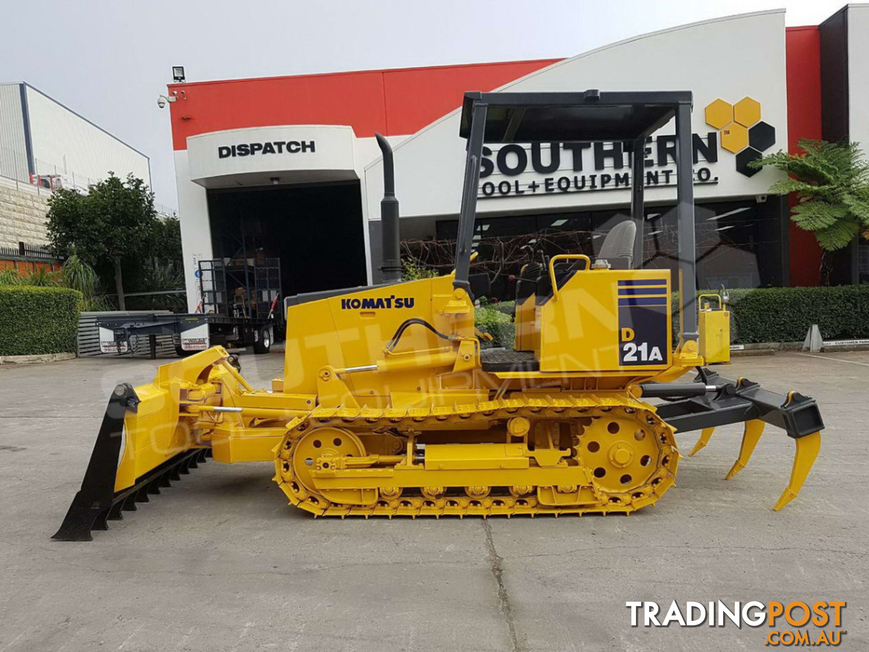 2006 Komatsu D21A-8 Dozer D21 /w Stick Rake 