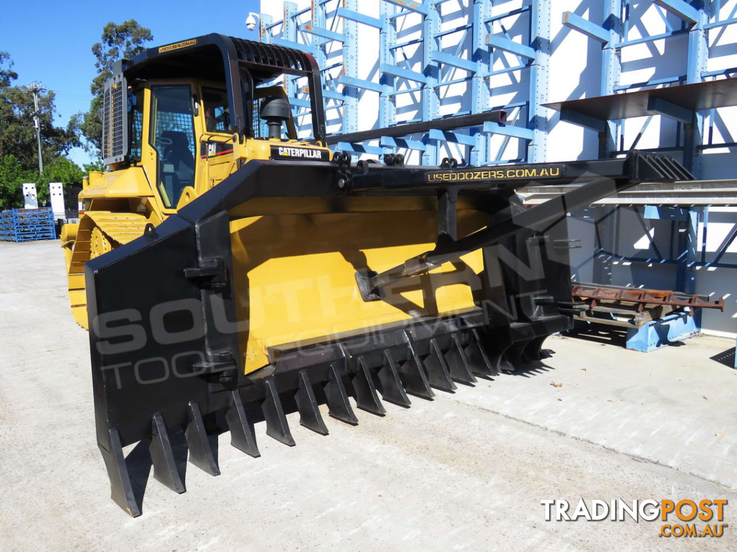 Caterpillar D6N XL Bulldozer Stick Rake Fitted SU Blade